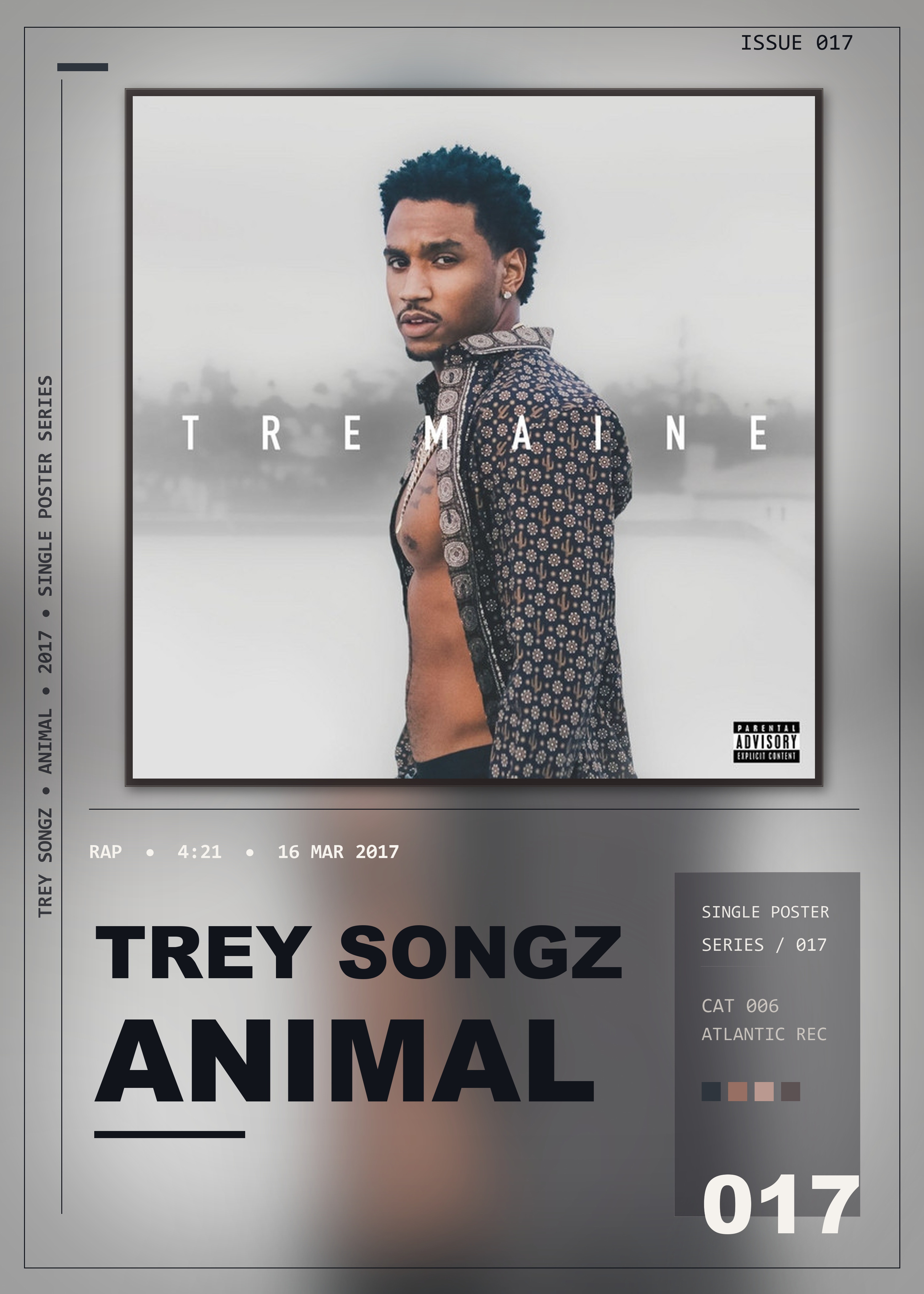 Music poster: Trey Songz - Animal