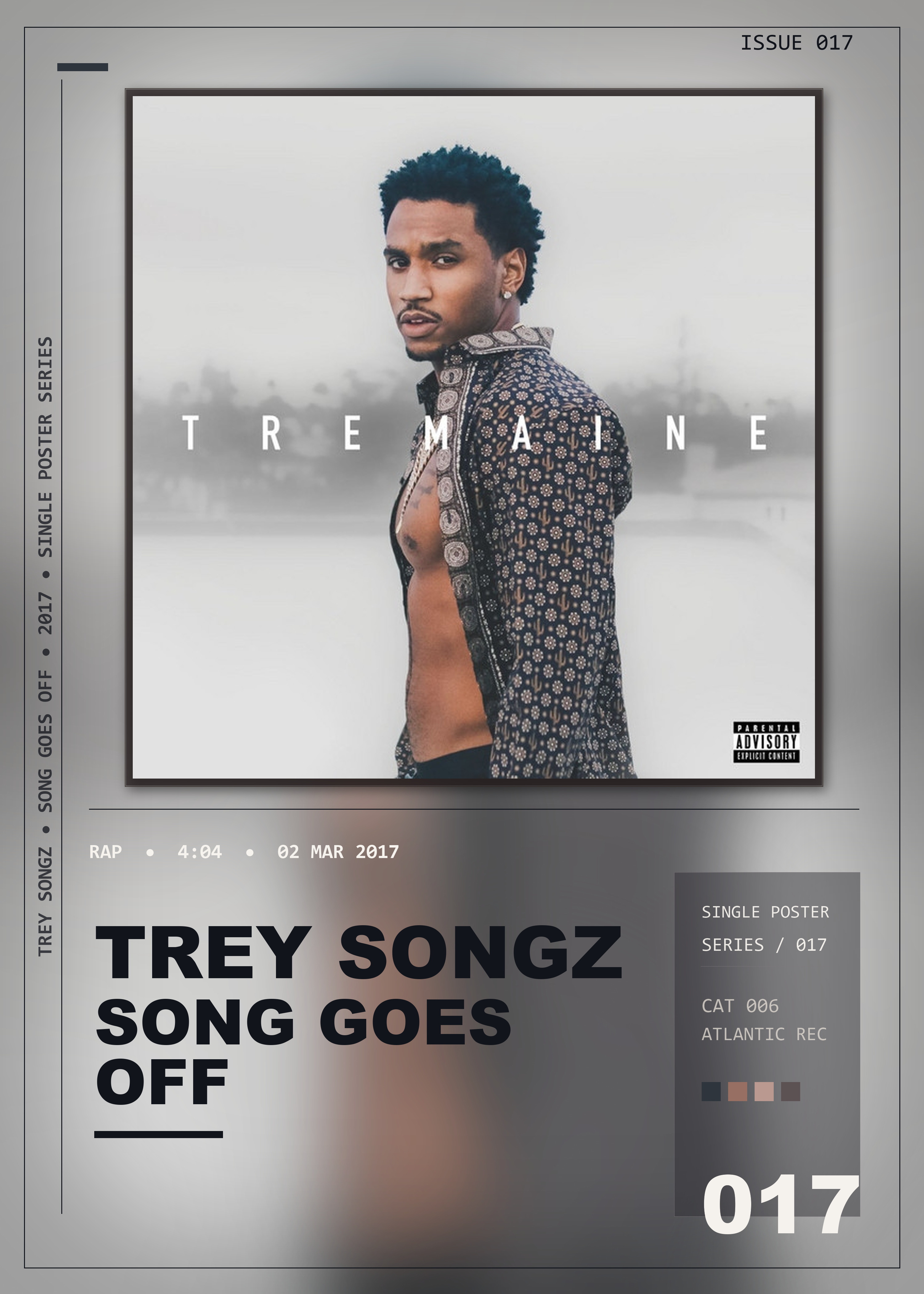 Music poster: Trey Songz - Song Goes Off