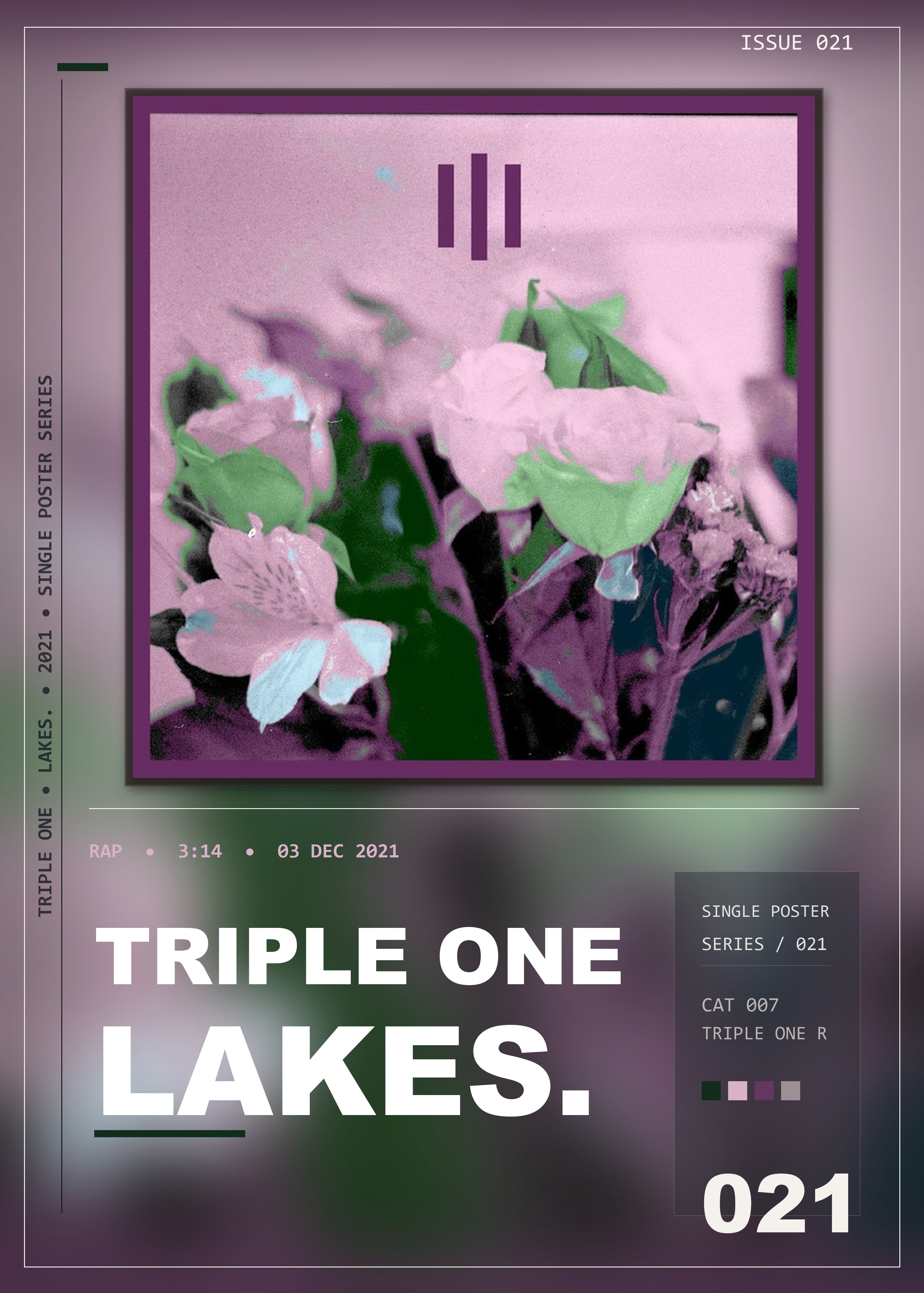 Music poster: Triple One - Lakes