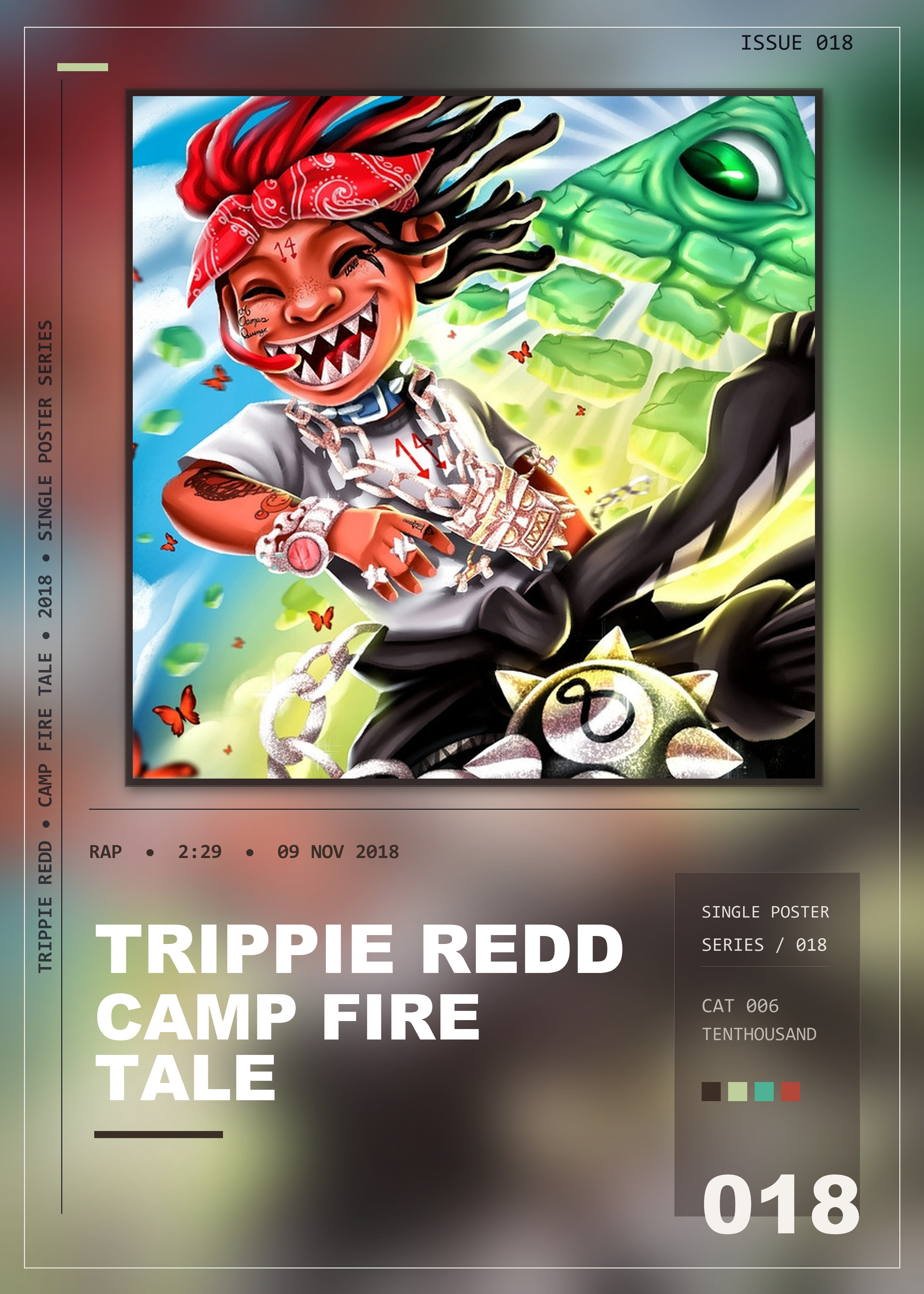 Music poster: Trippie Redd - Camp Fire Tale
