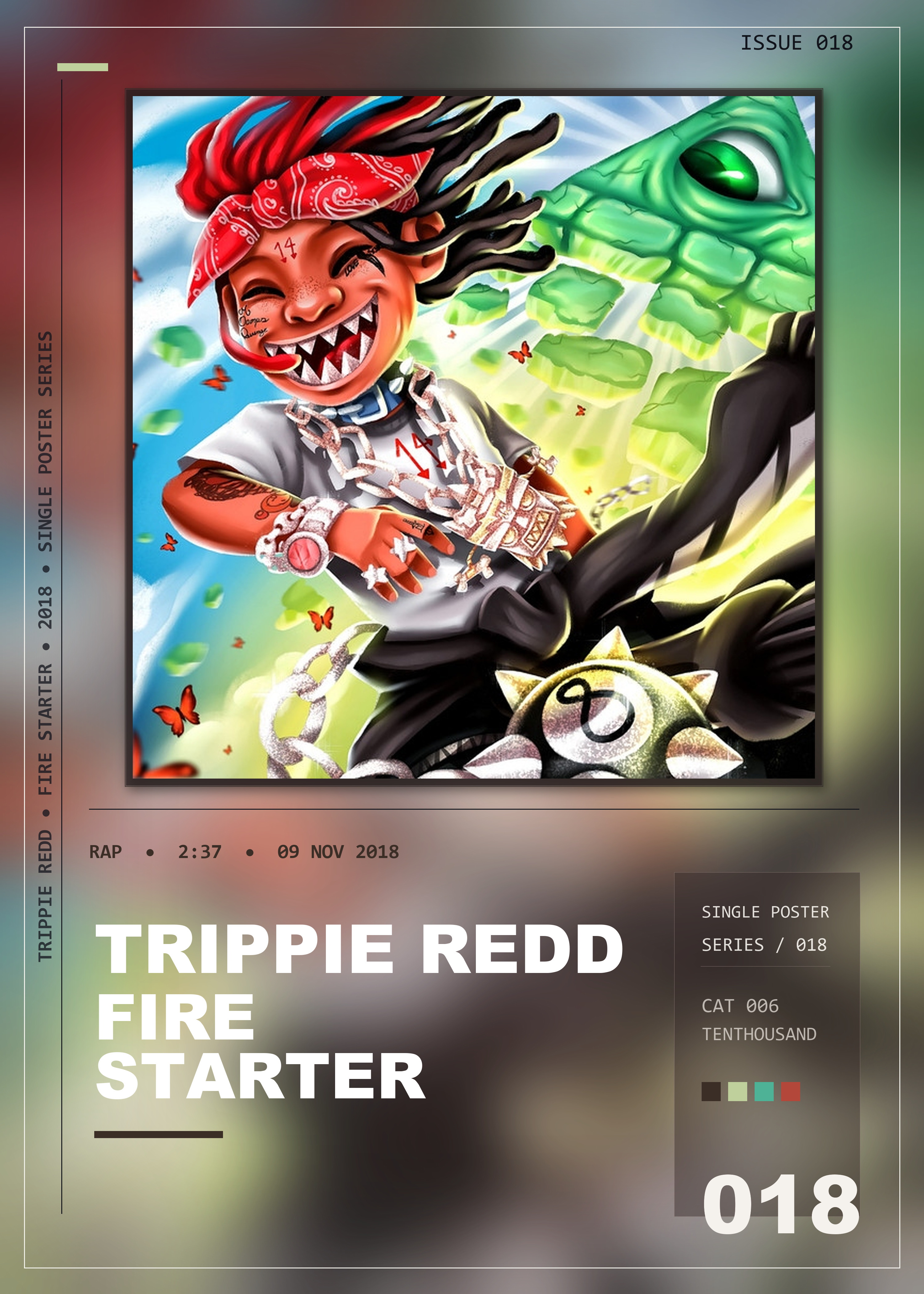 Music poster: Trippie Redd - Fire Starter