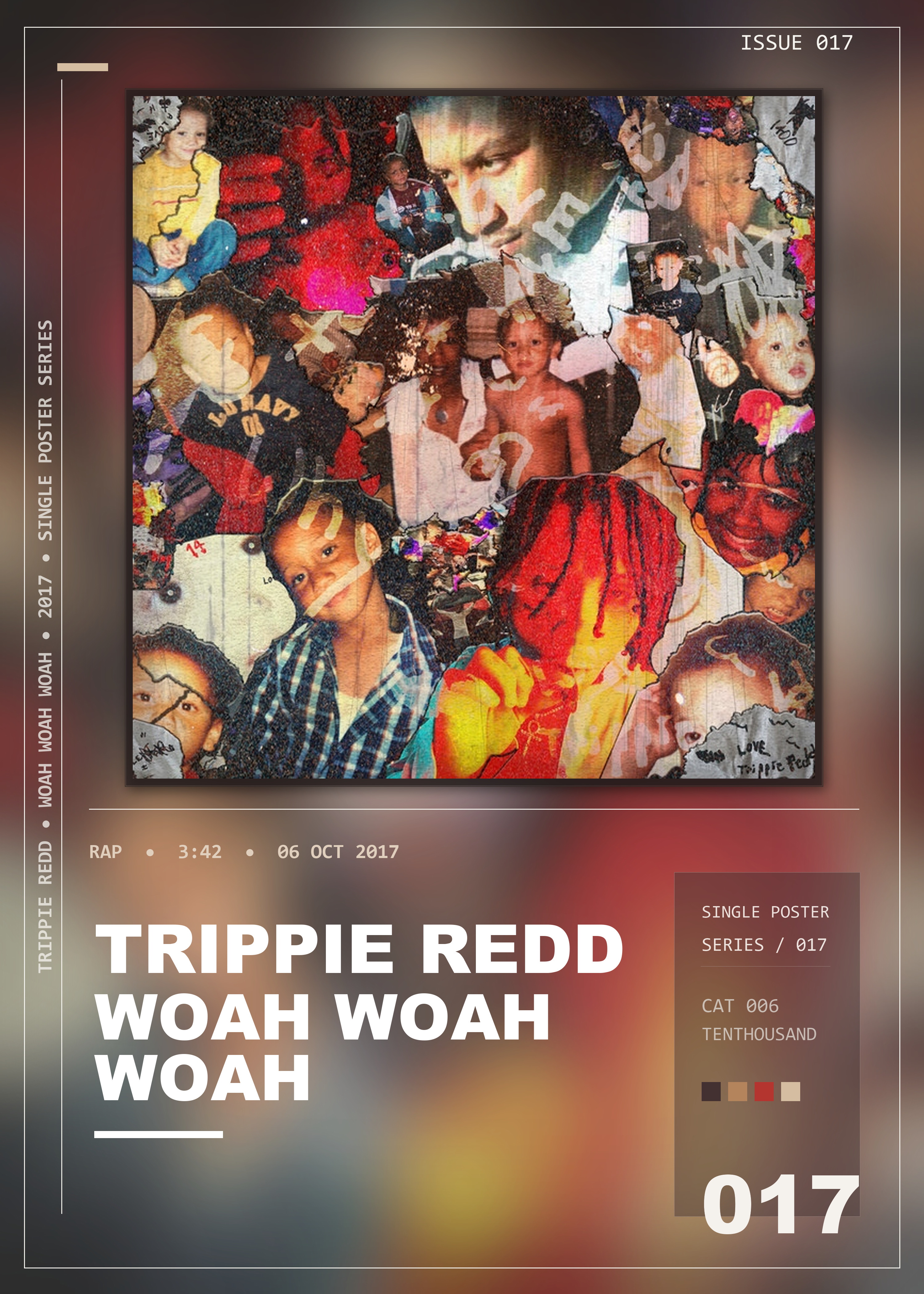 Music poster: Trippie Redd - Woah Woah Woah