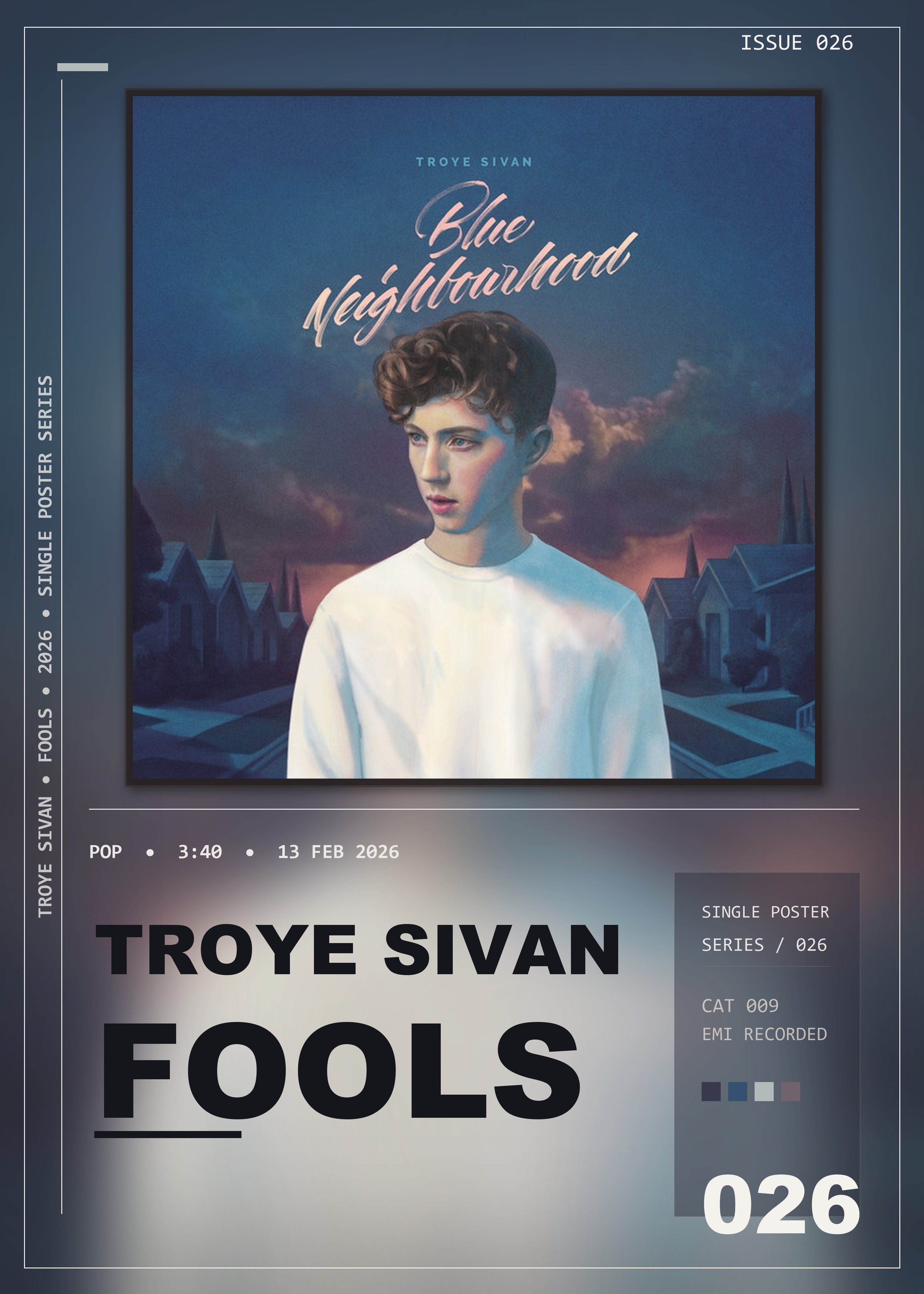 Music poster: Troye Sivan - FOOLS