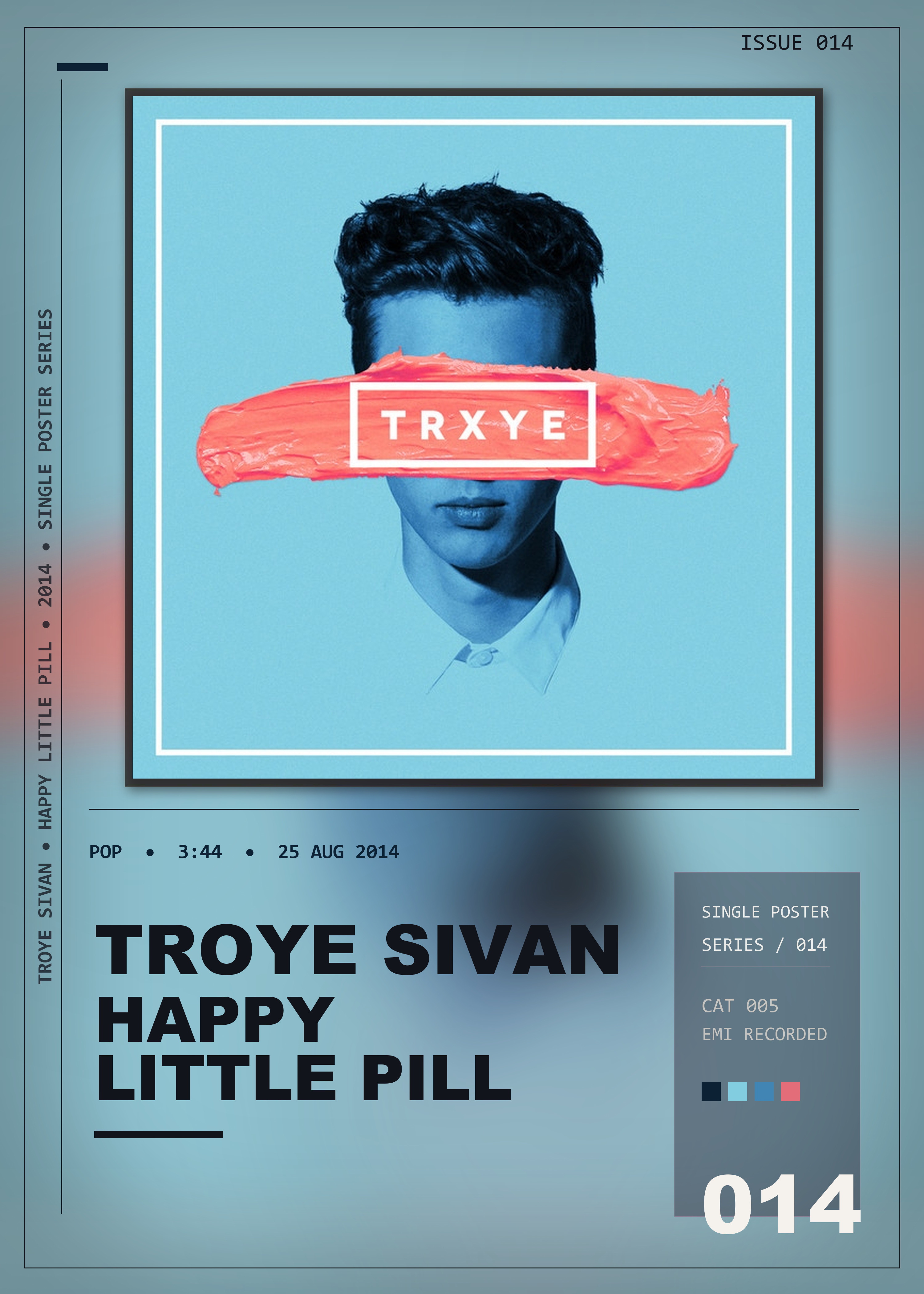 Music poster: Troye Sivan - Happy Little Pill