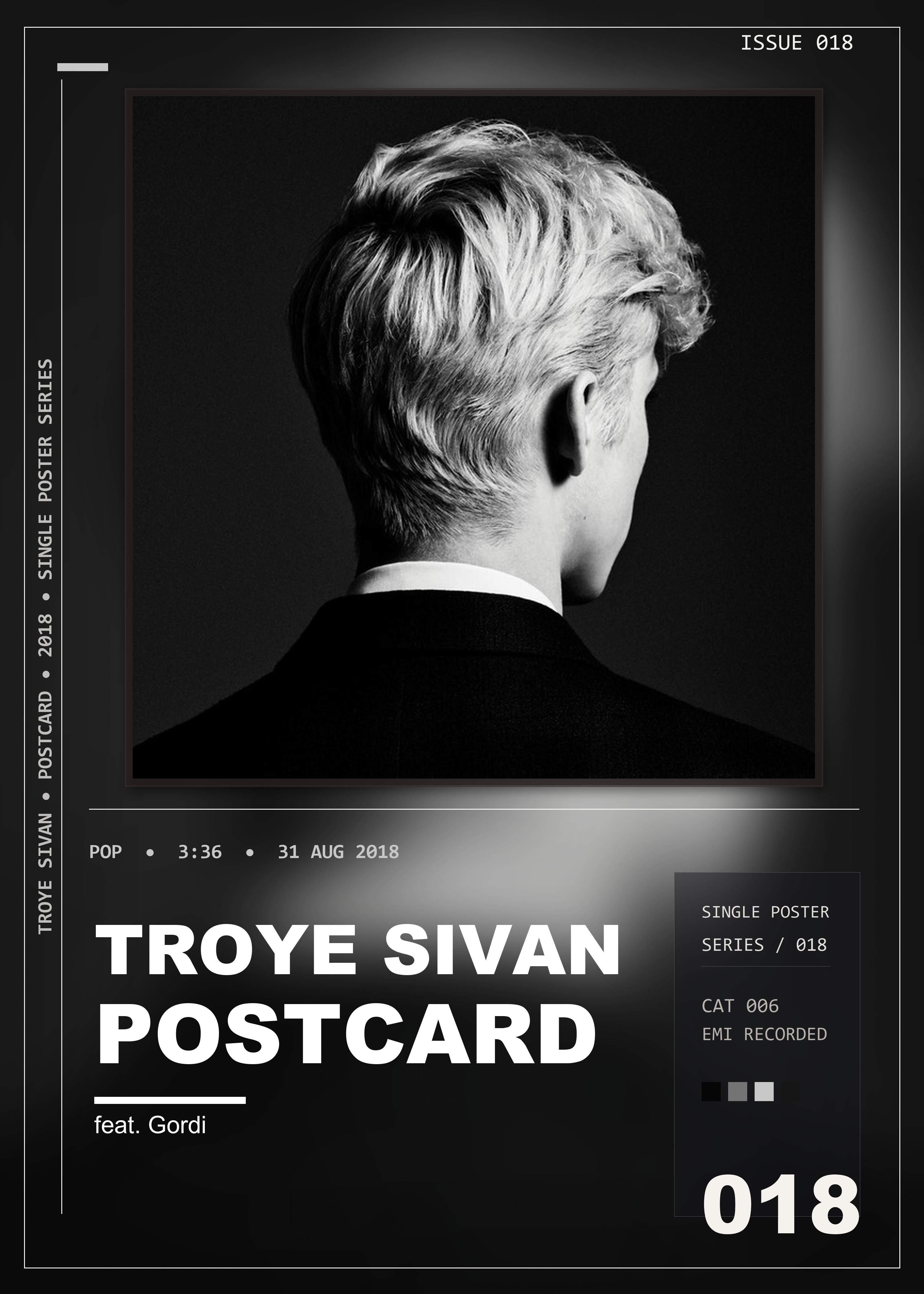 Music poster: Troye Sivan - Postcard feat Gordi