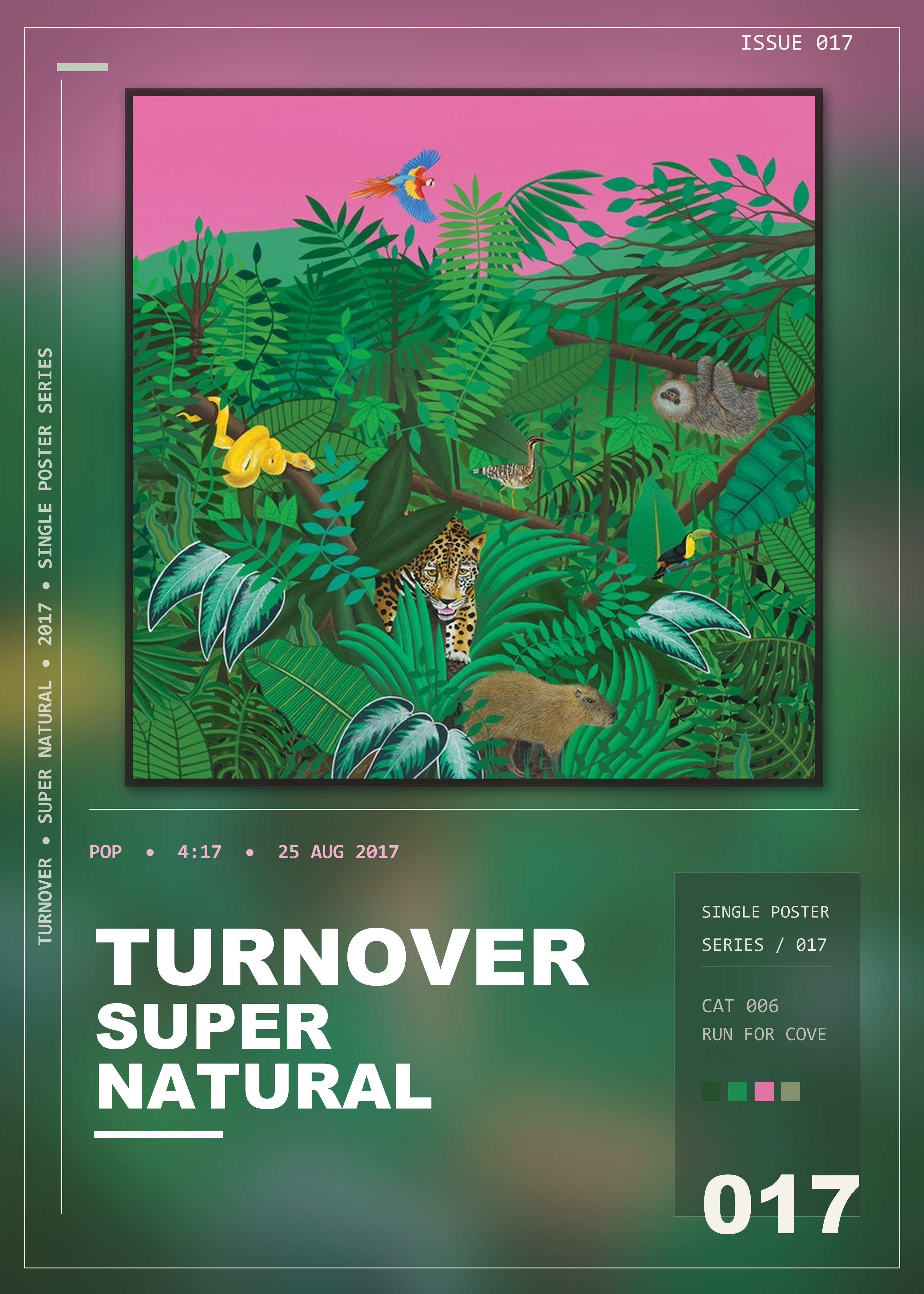 Music poster: Turnover - Super Natural