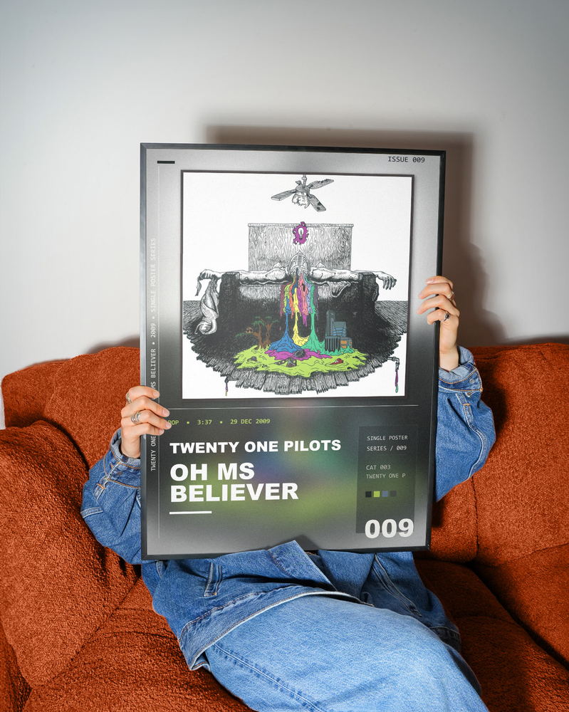 Music poster: Twenty One Pilots - Oh Ms Believer