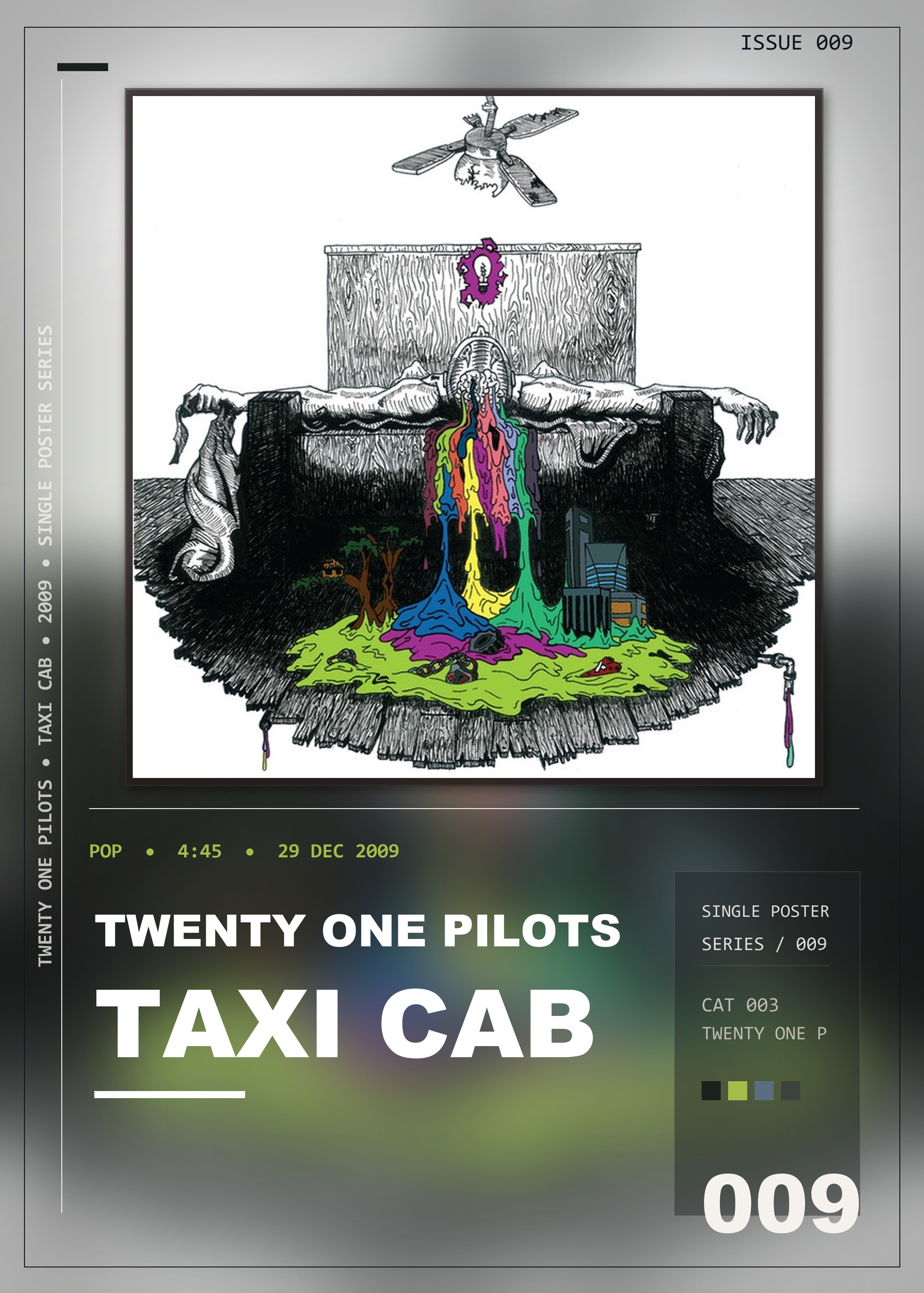 Music poster: Twenty One Pilots - Taxi Cab