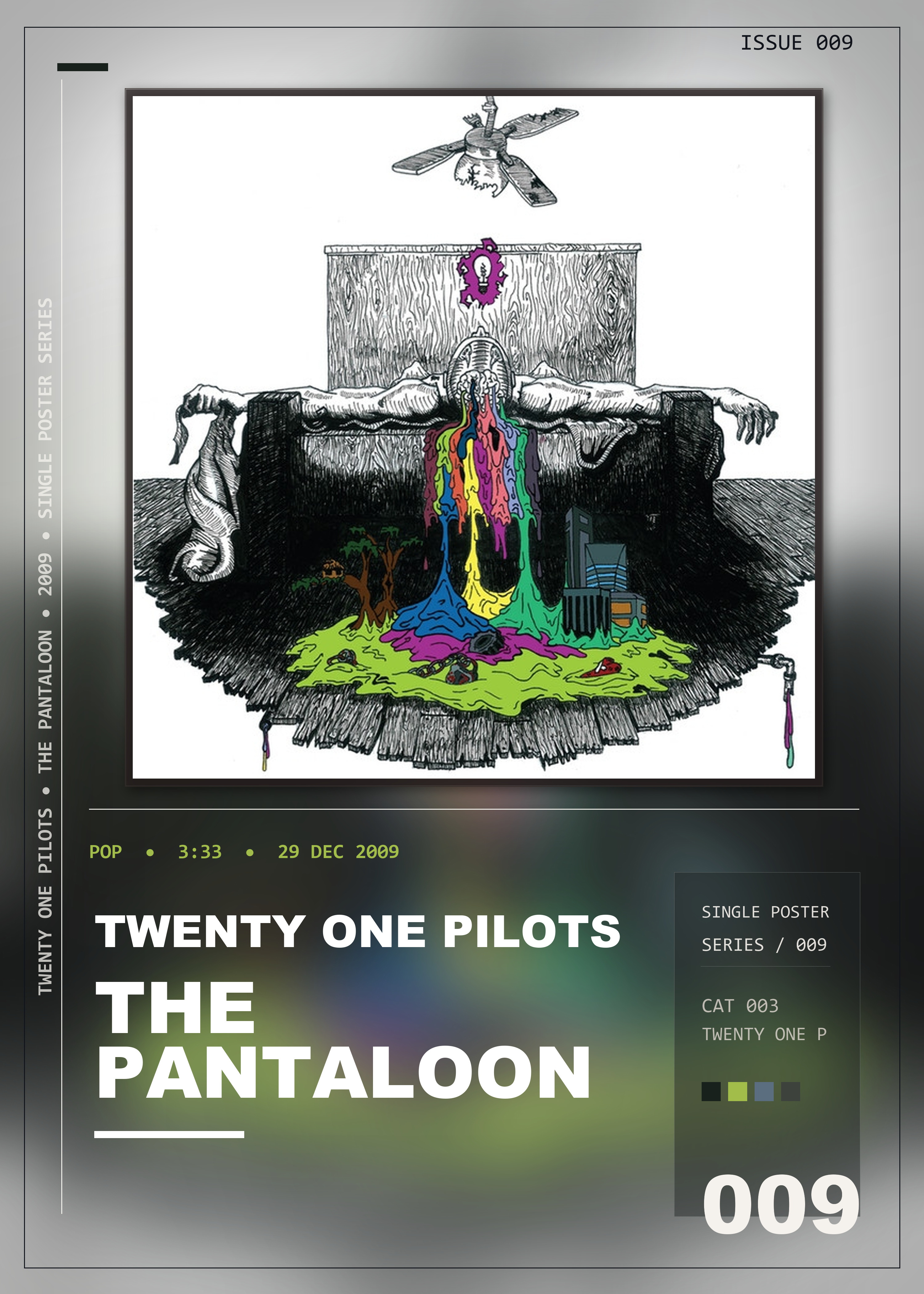 Music poster: Twenty One Pilots - The Pantaloon