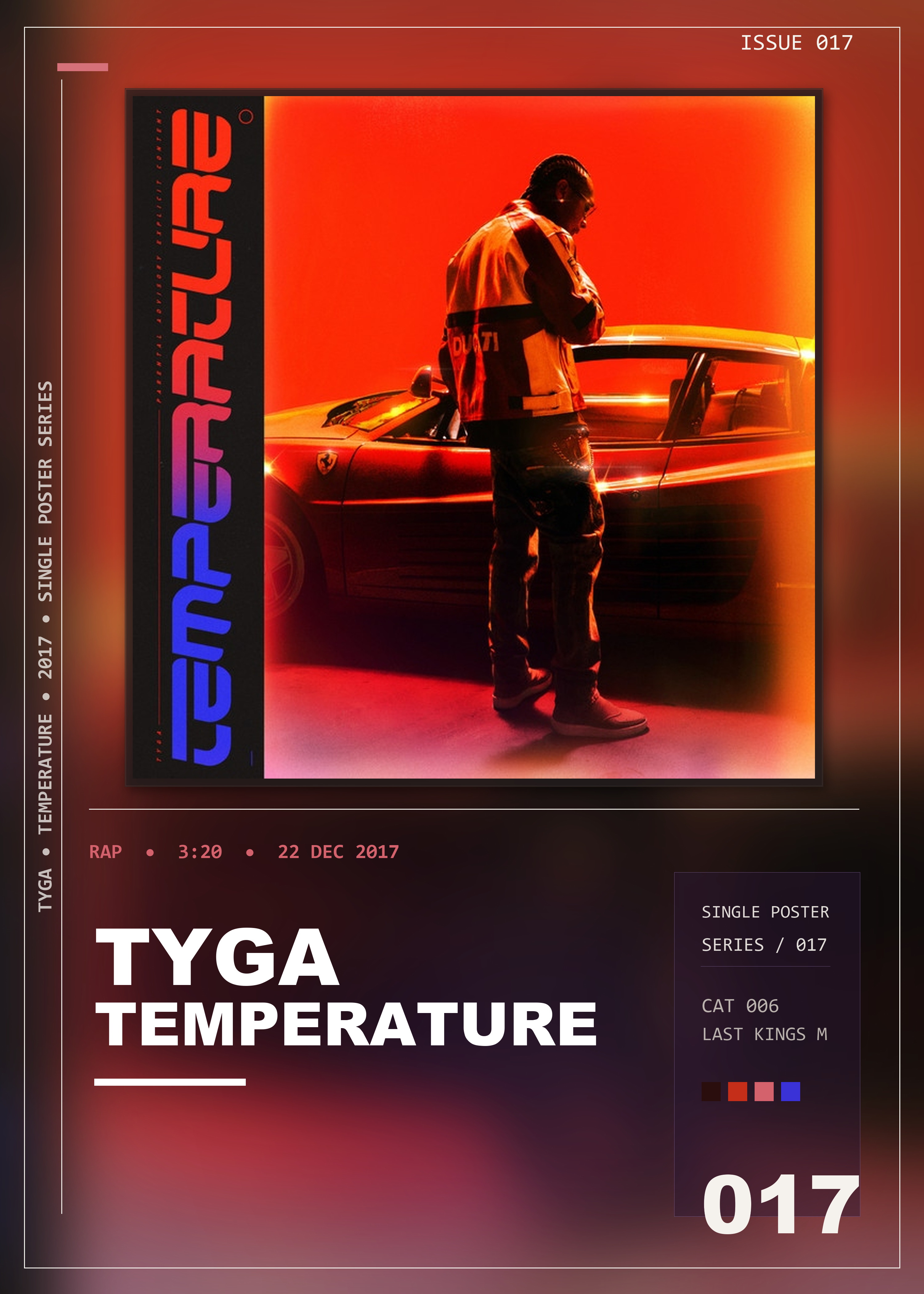 Music poster: Tyga - Temperature