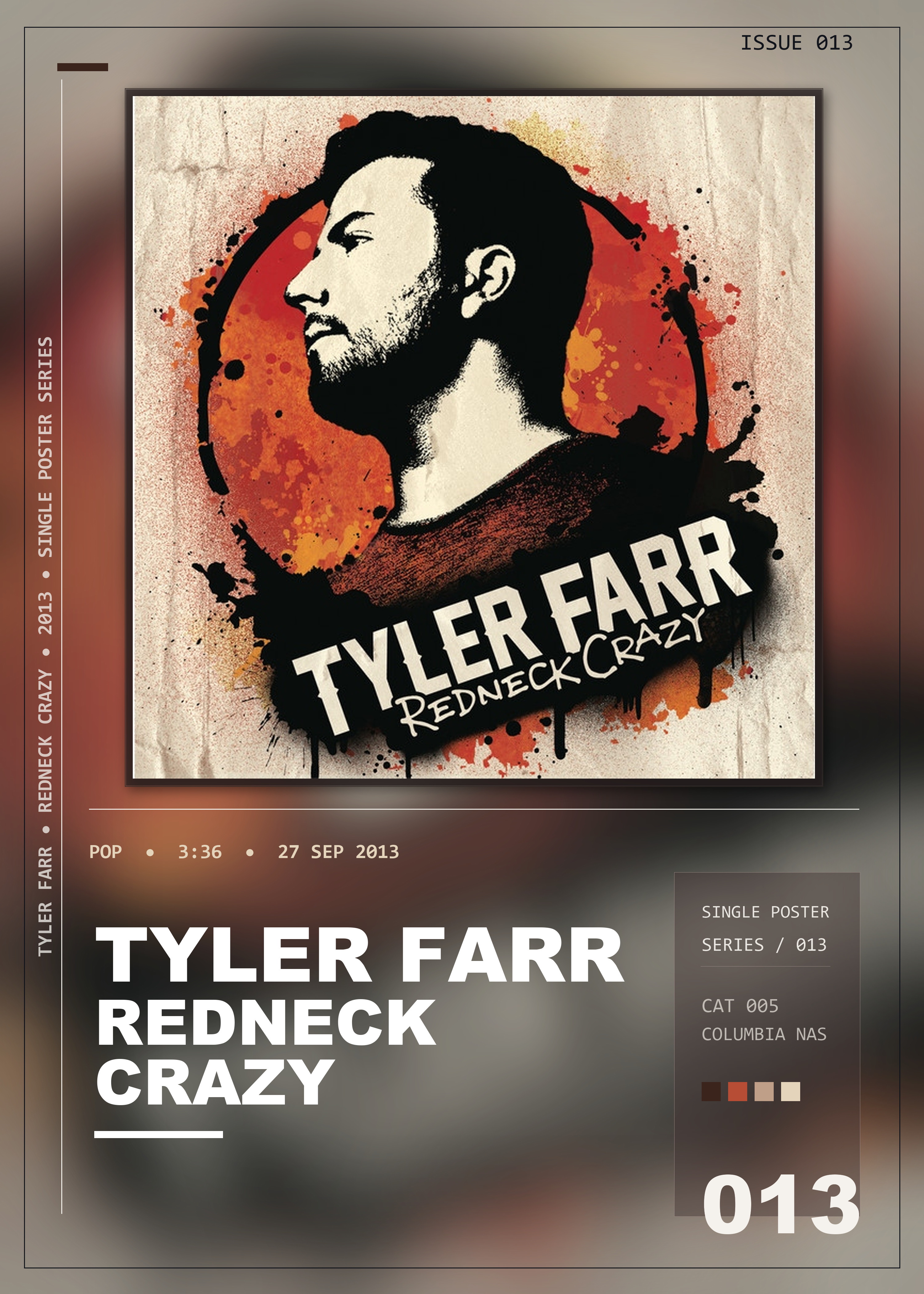 Music poster: Tyler Farr - Redneck Crazy
