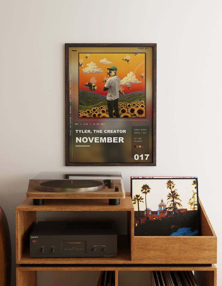 Music poster: Tyler The Creator - November