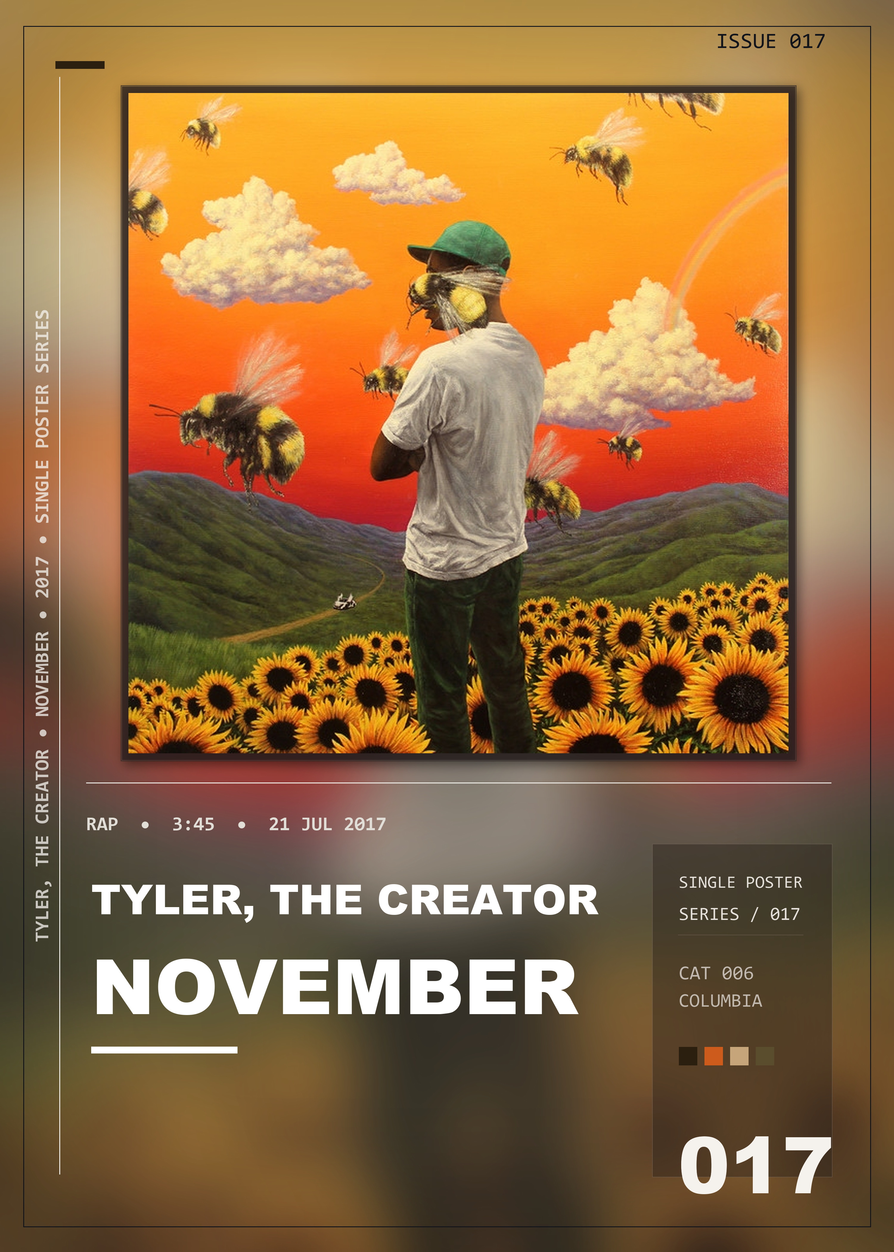 Music poster: Tyler The Creator - November