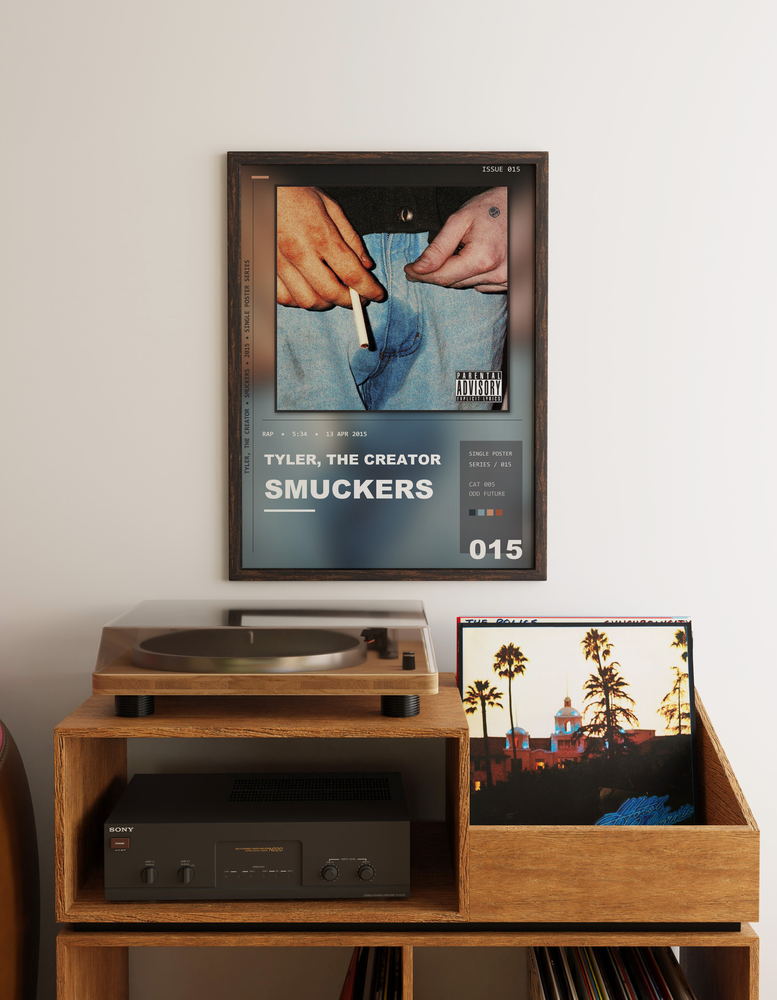 Music poster: Tyler The Creator - SMUCKERS