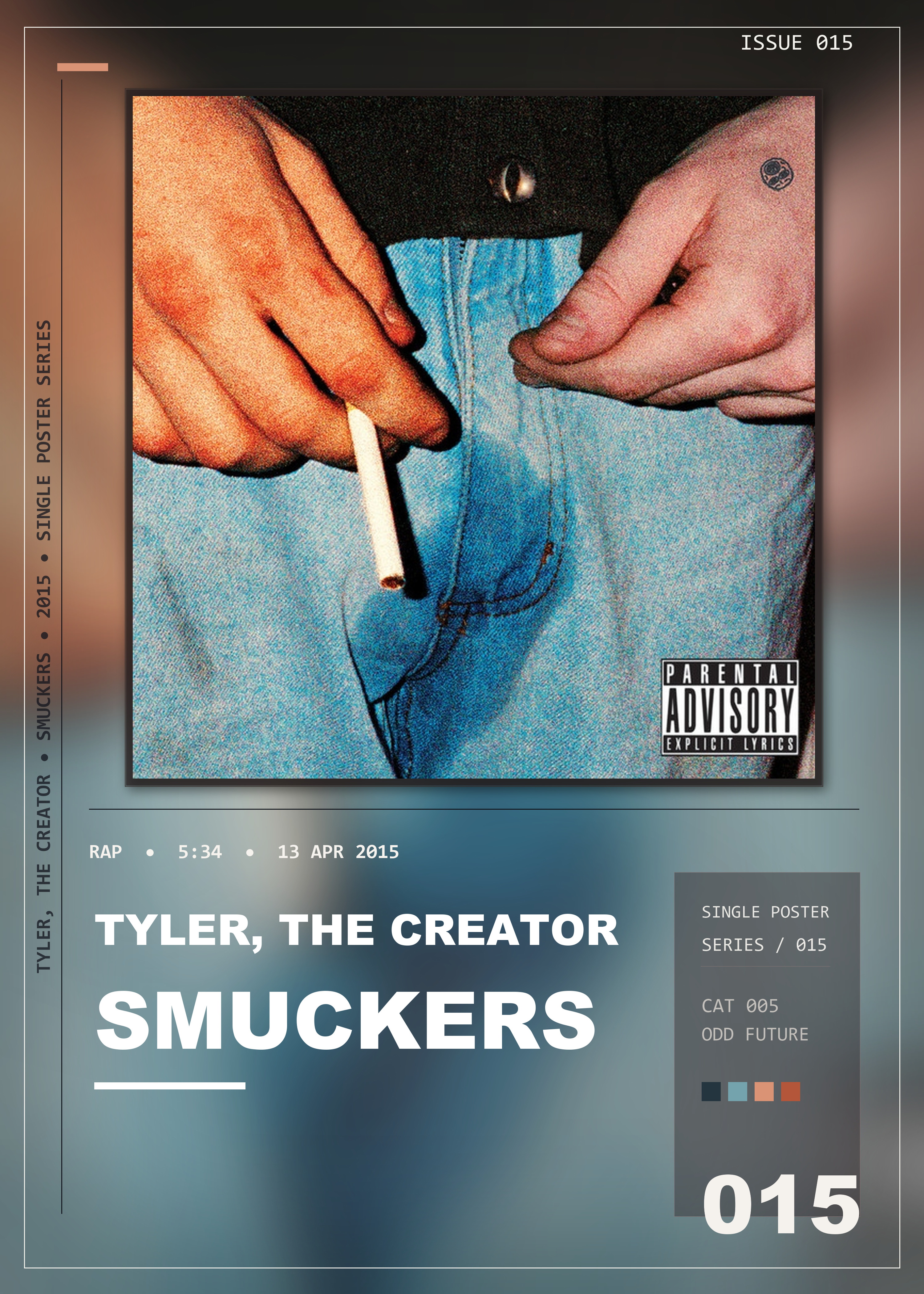 Music poster: Tyler The Creator - SMUCKERS