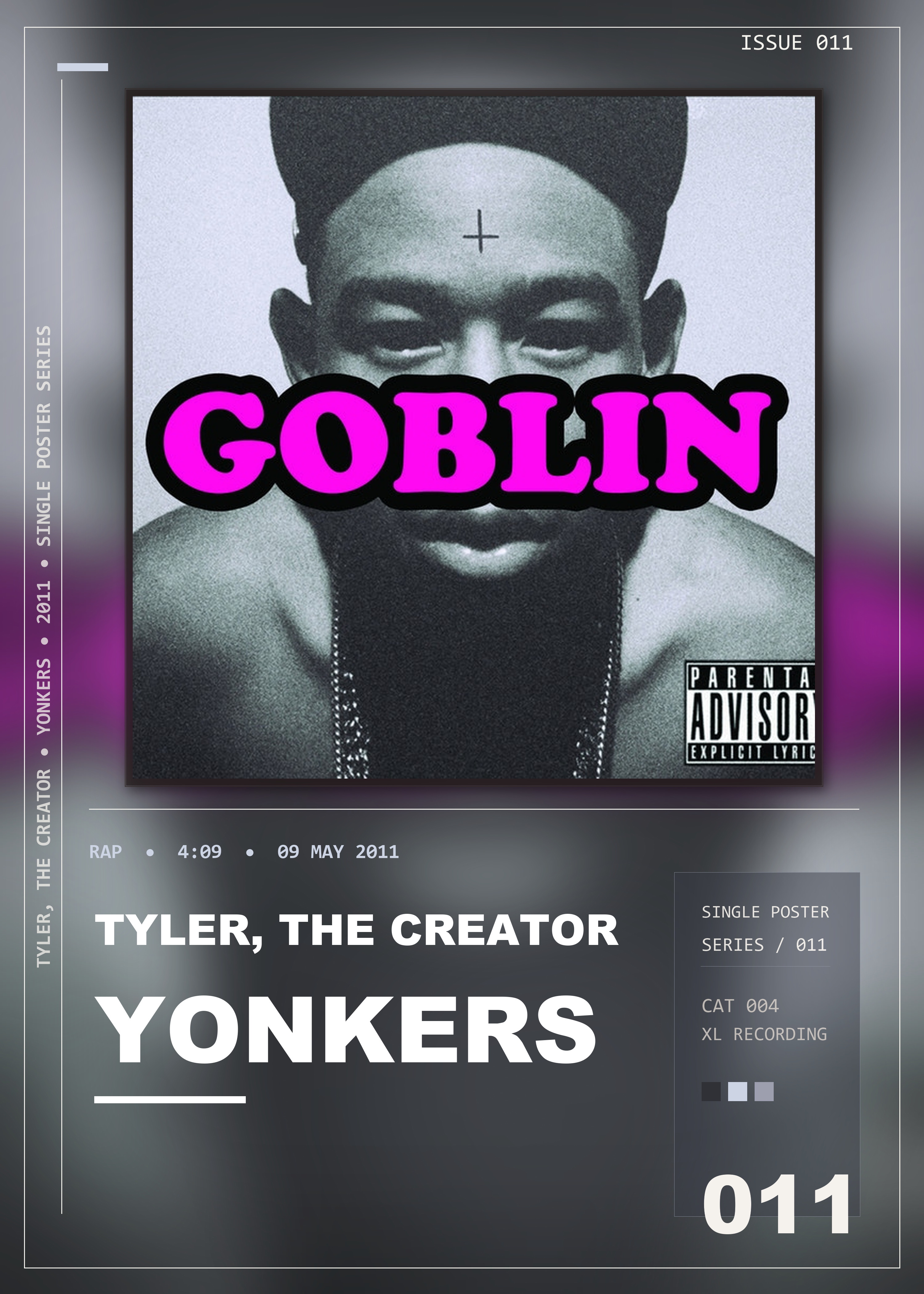Music poster: Tyler The Creator - Yonkers