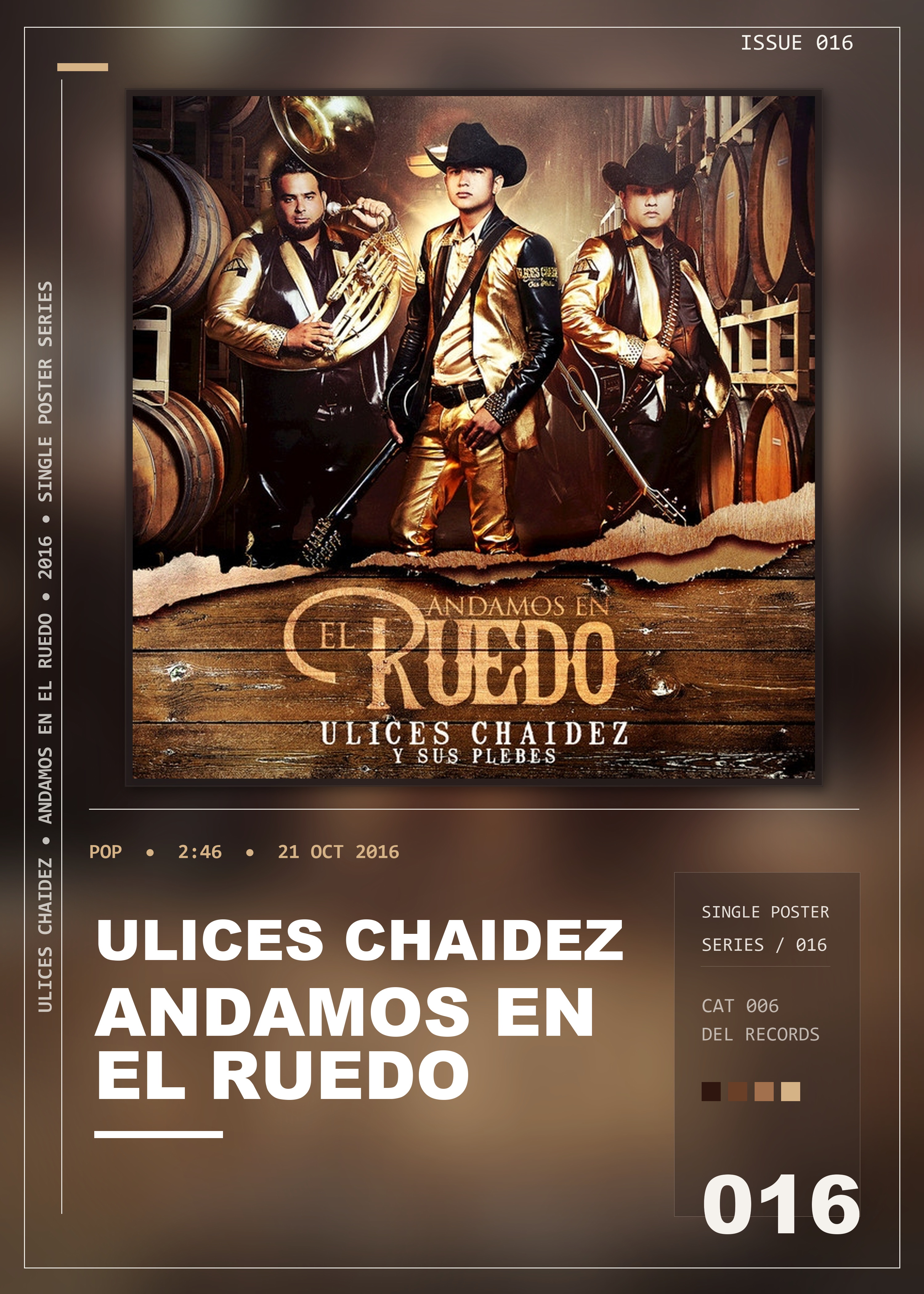 Music poster: Ulices Chaidez - Andamos En El Ruedo