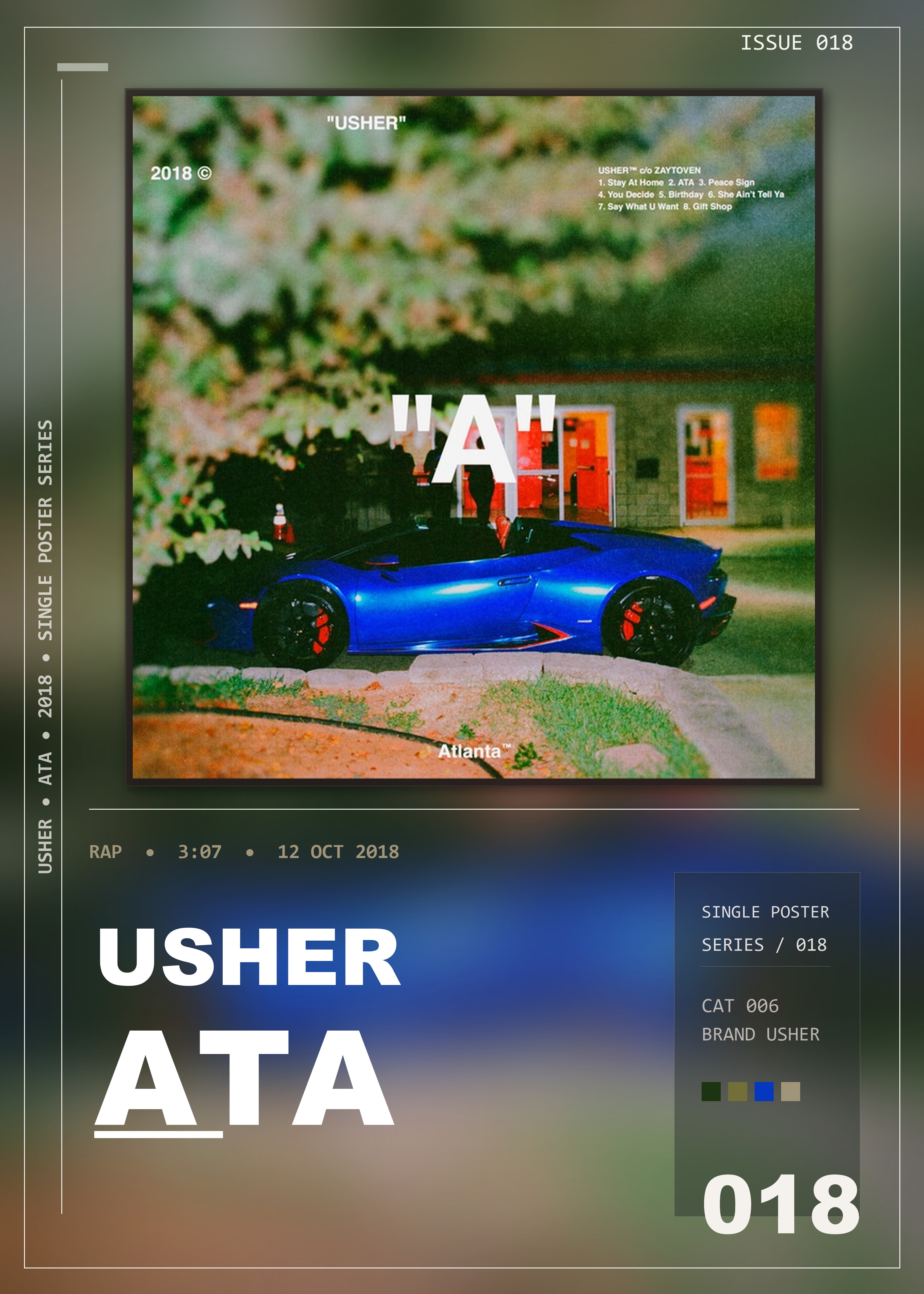 Music poster: Usher - ATA