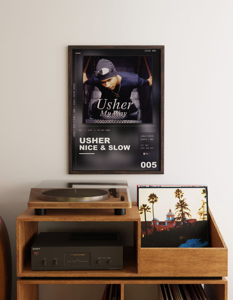 Music poster: Usher - Nice Slow