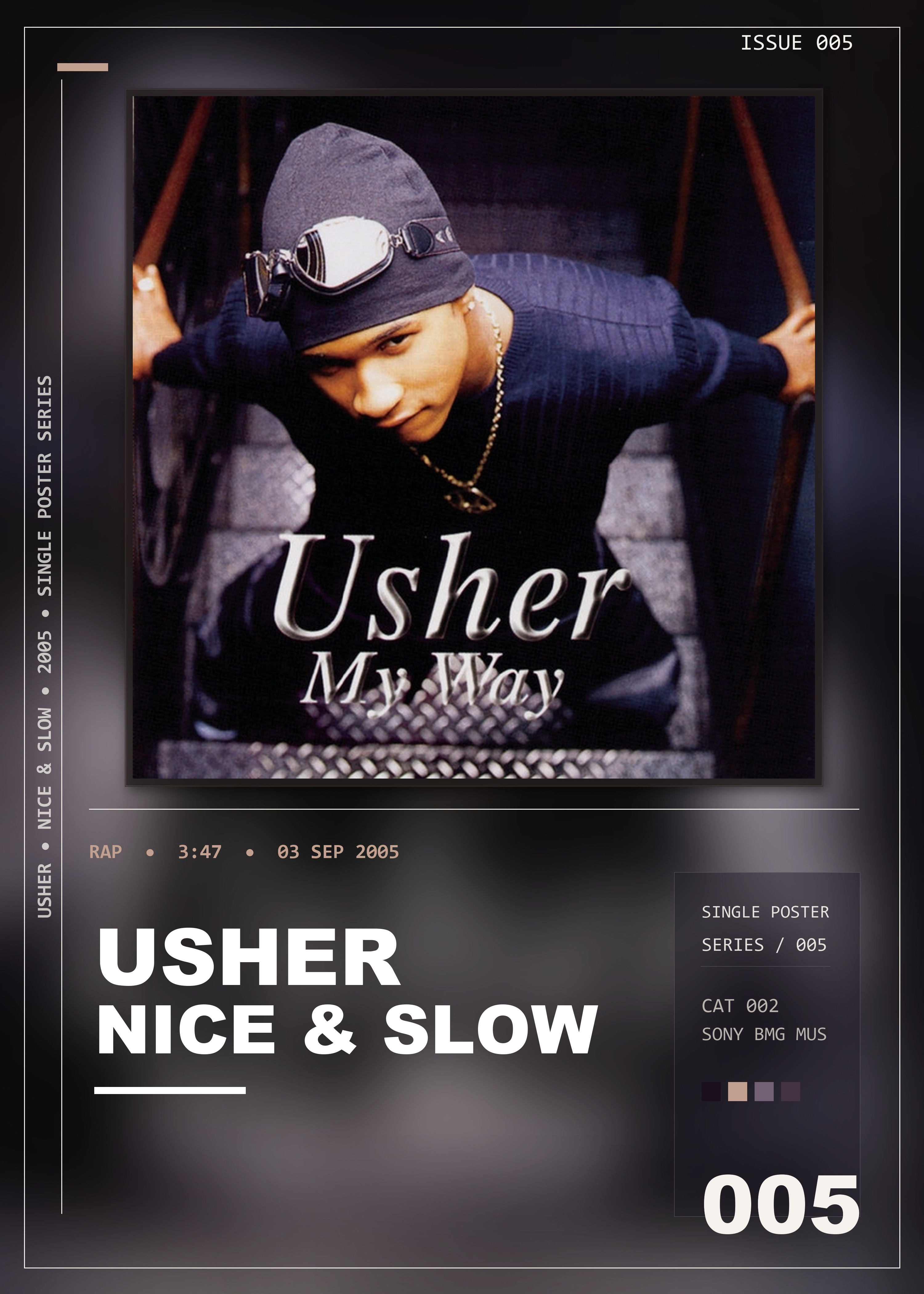 Music poster: Usher - Nice Slow