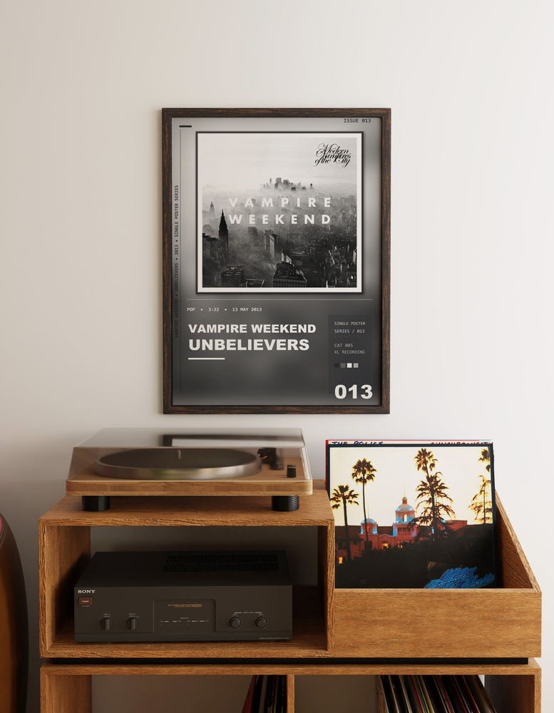 Music poster: Vampire Weekend - Unbelievers