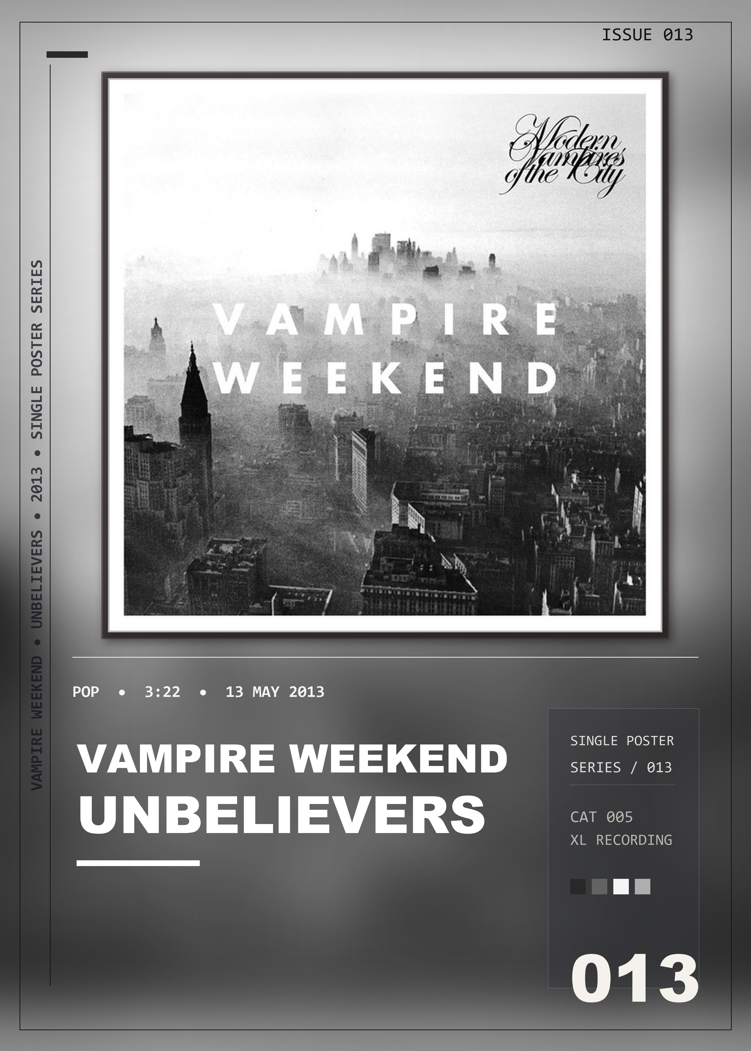 Music poster: Vampire Weekend - Unbelievers