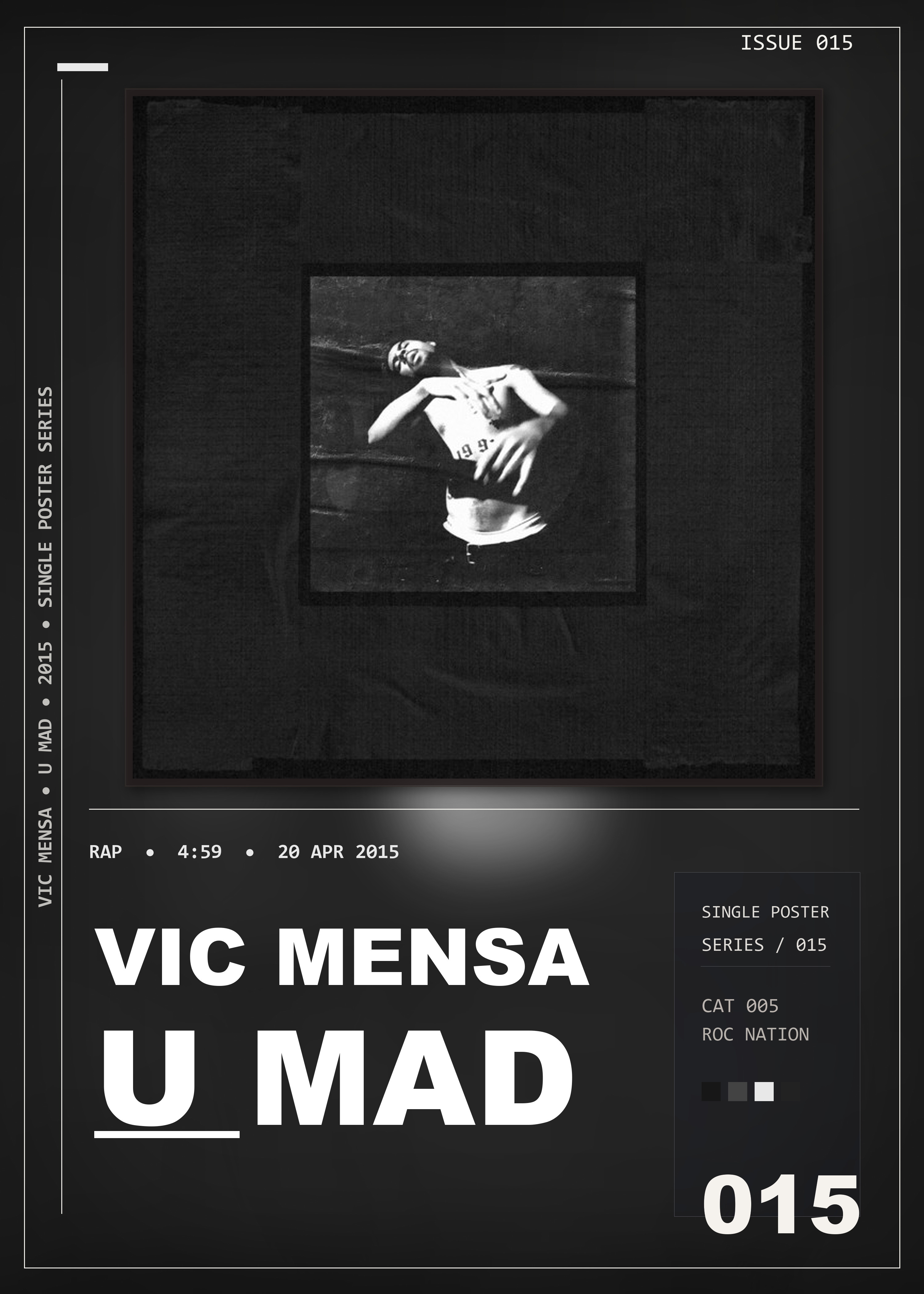 Music poster: Vic Mensa - U Mad