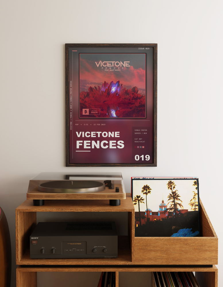 Music poster: Vicetone - Fences