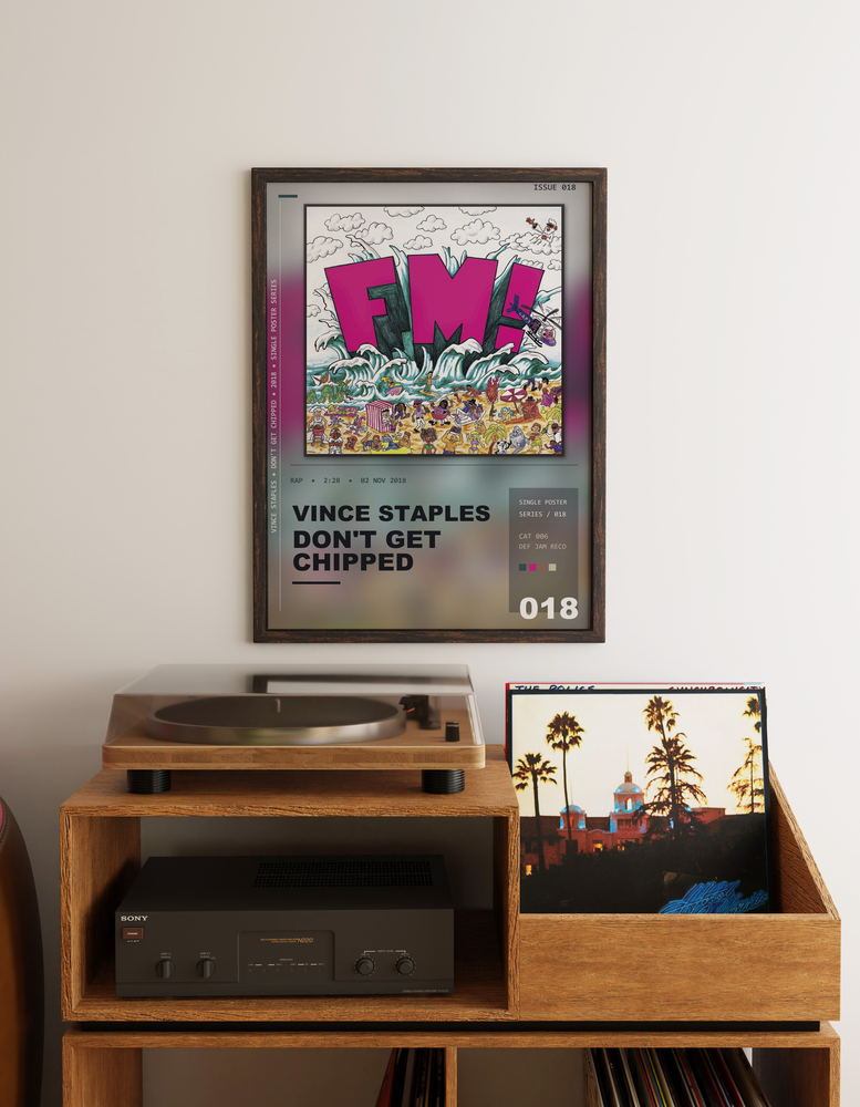 Music poster: Vince Staples - Dont Get Chipped