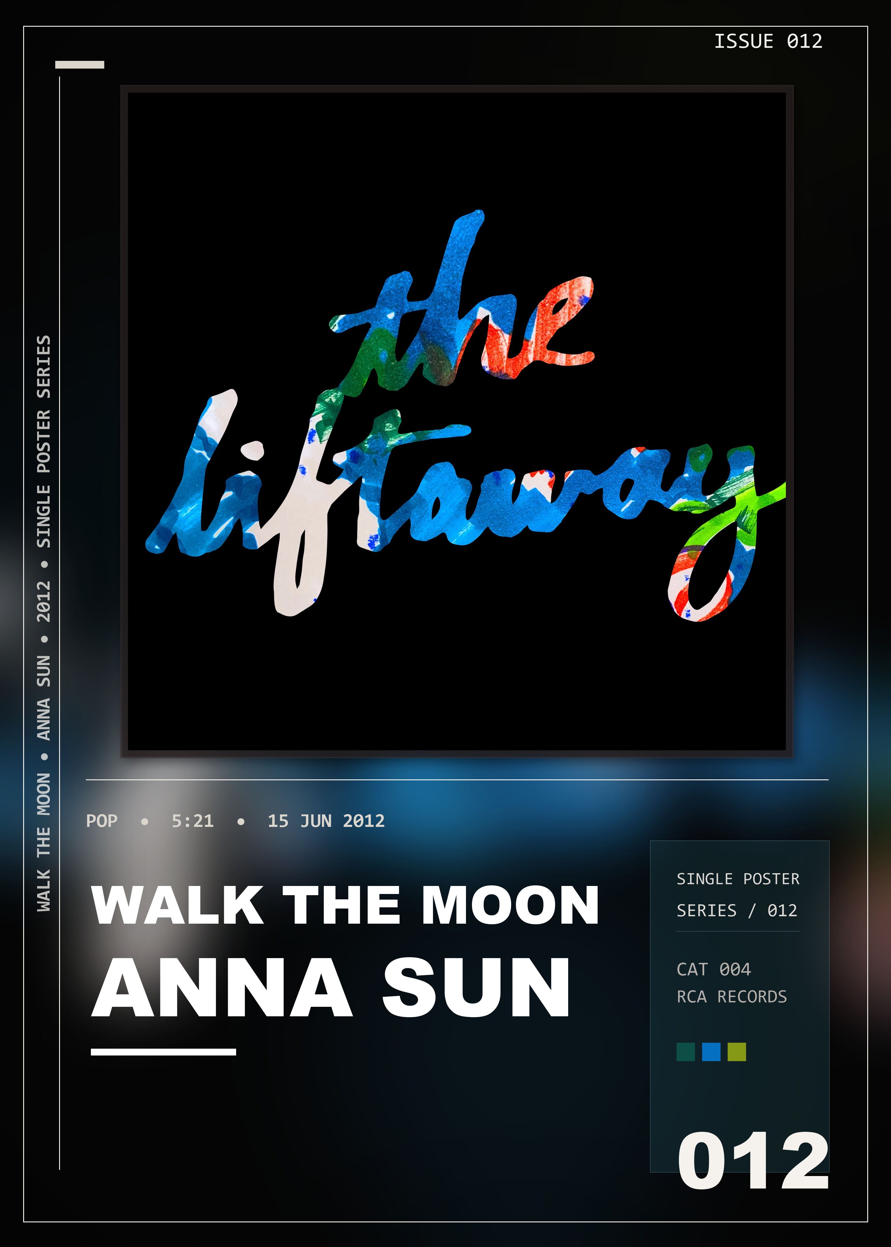 Music poster: WALK THE MOON - Anna Sun