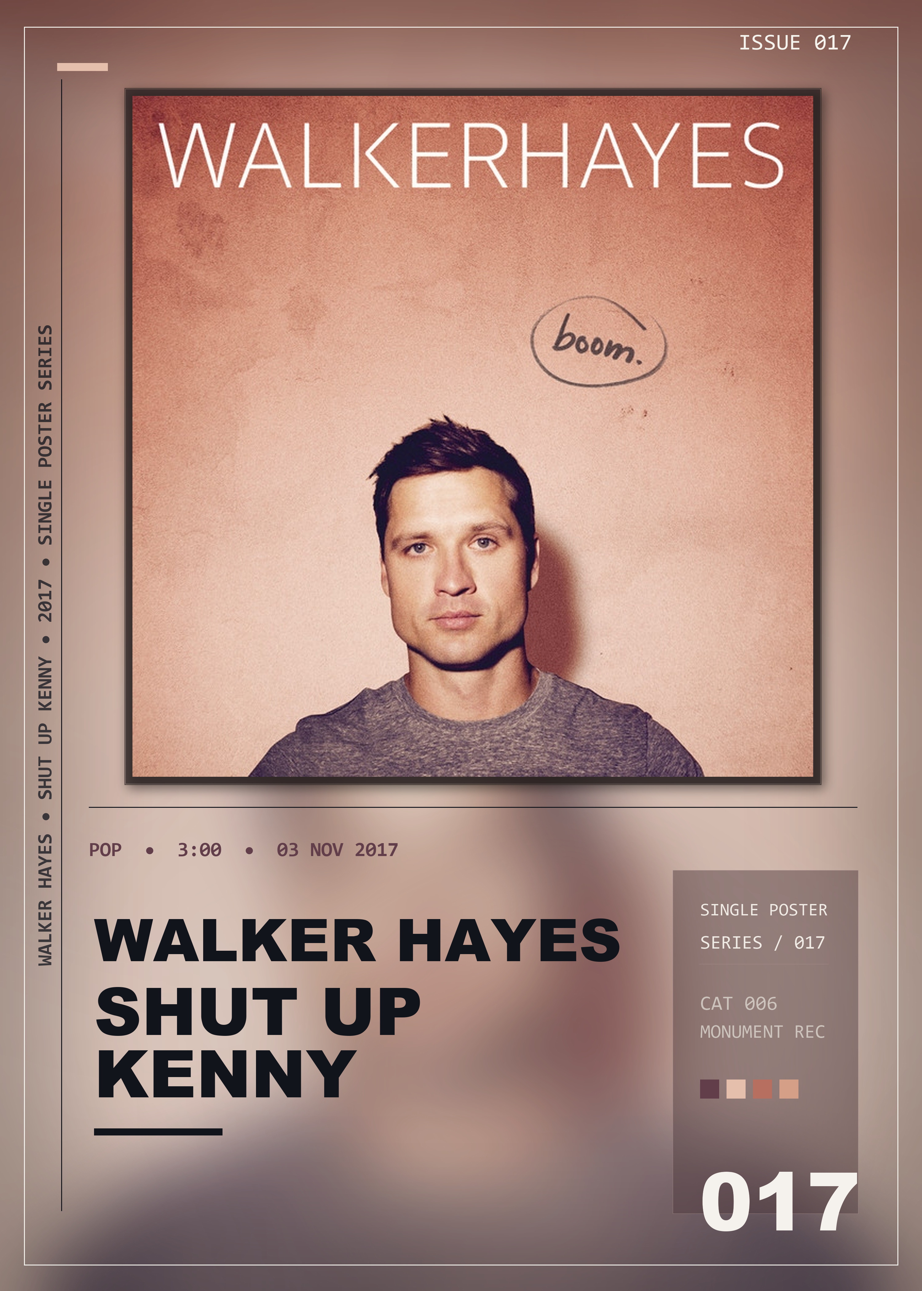 Music poster: Walker Hayes - Shut Up Kenny