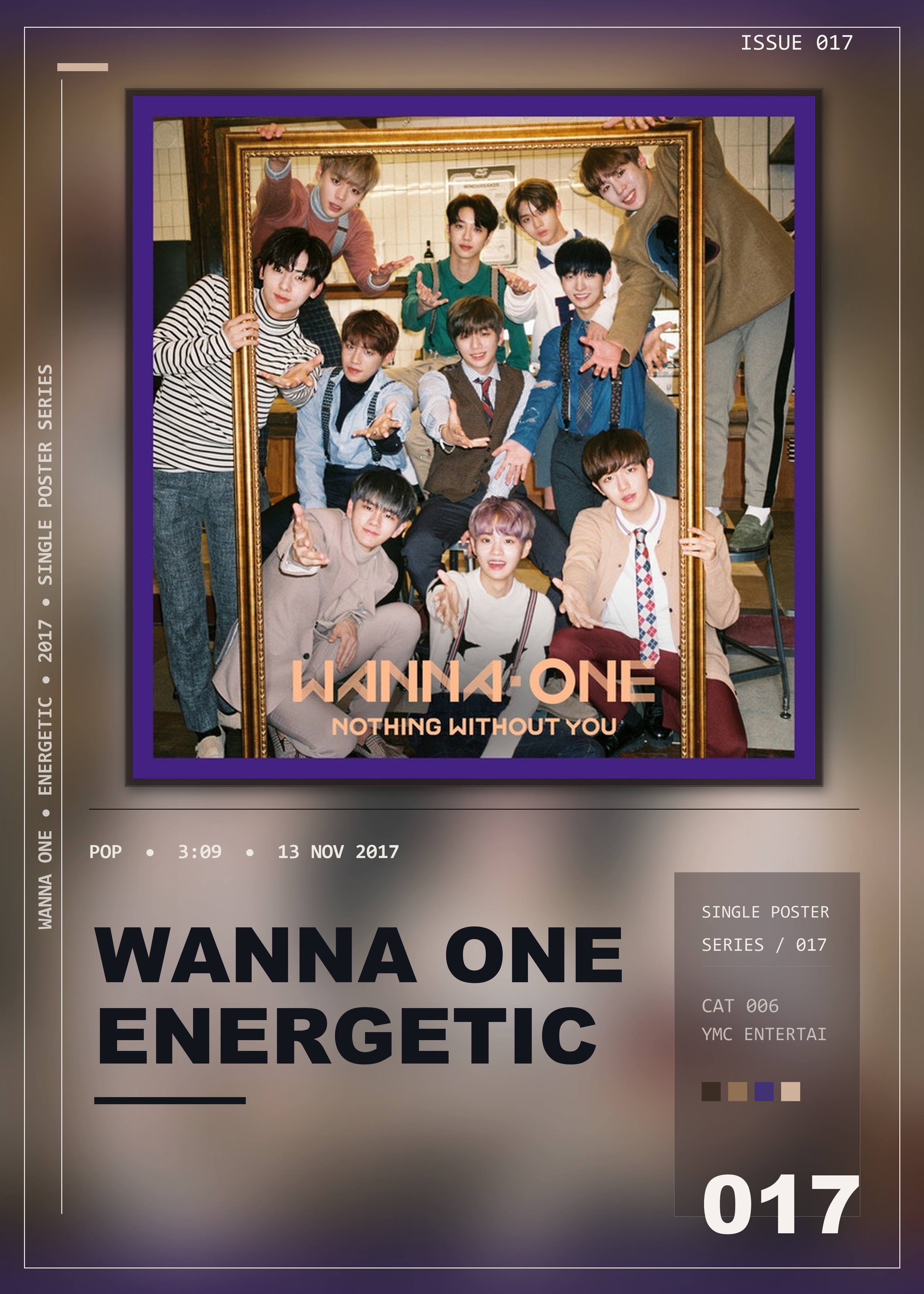 Music poster: Wanna One - Energetic