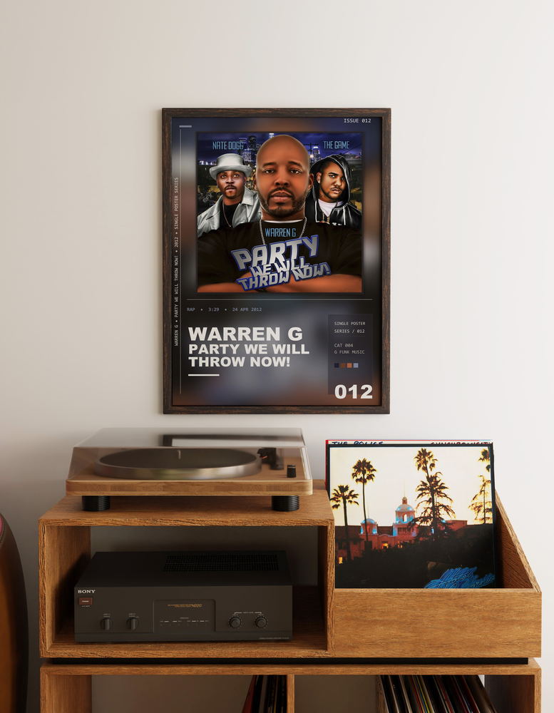 Music poster: Warren G - Party We Will Throw Now