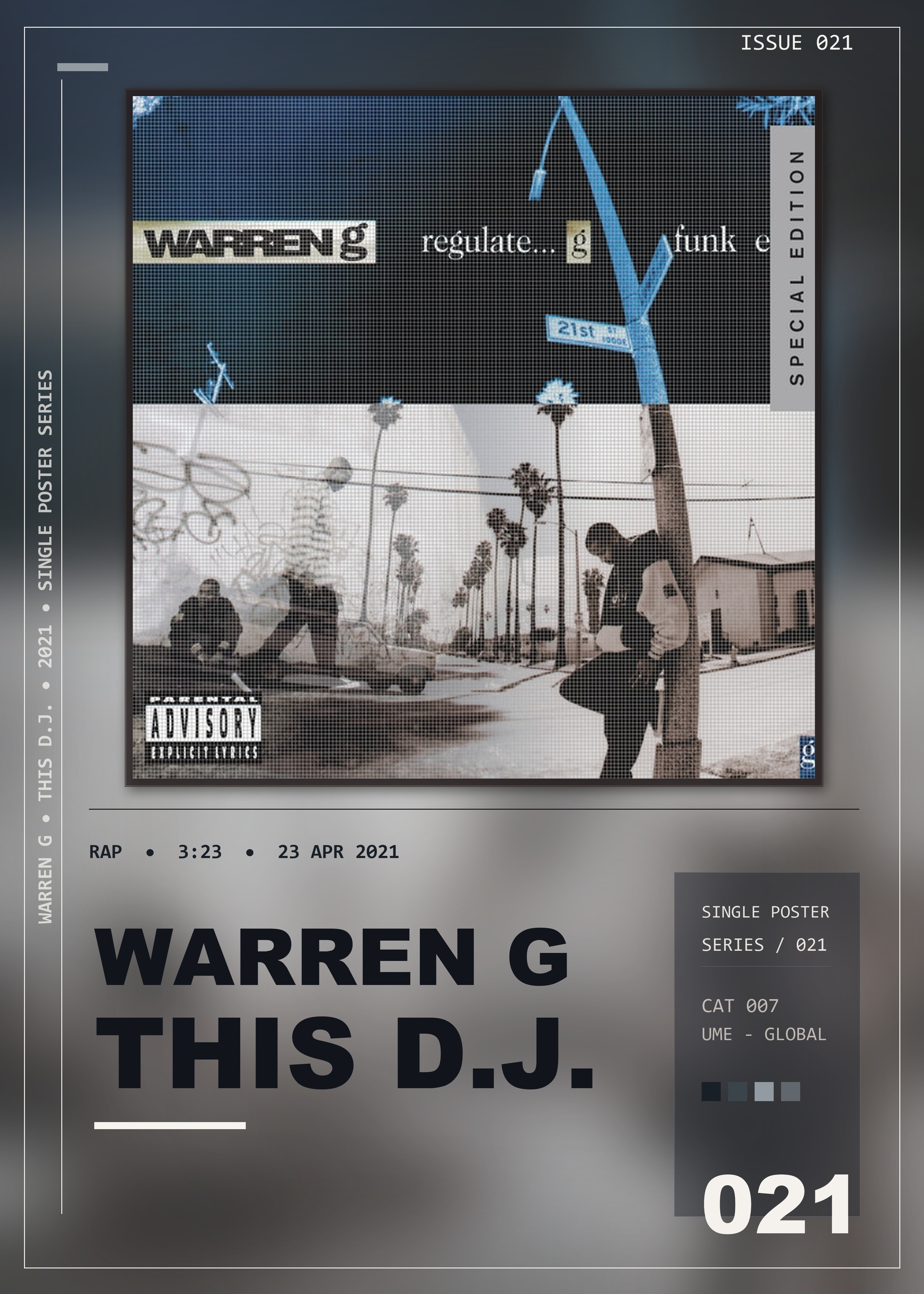Music poster: Warren G - This DJ
