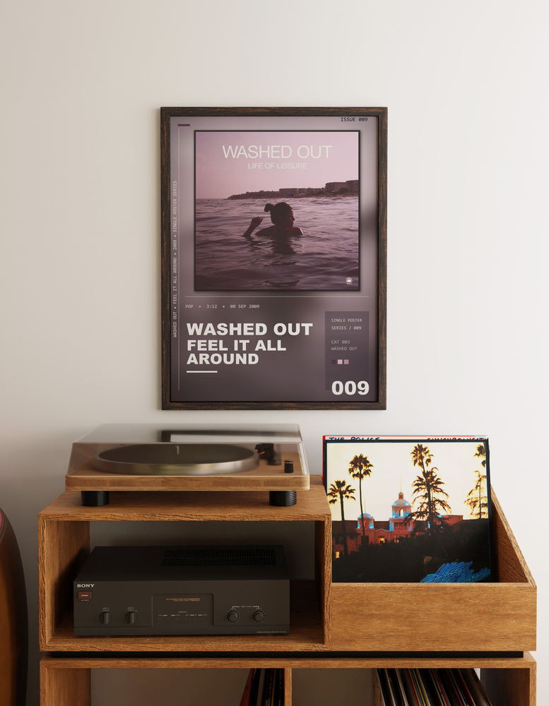 Music poster: Washed Out - Feel It All Around