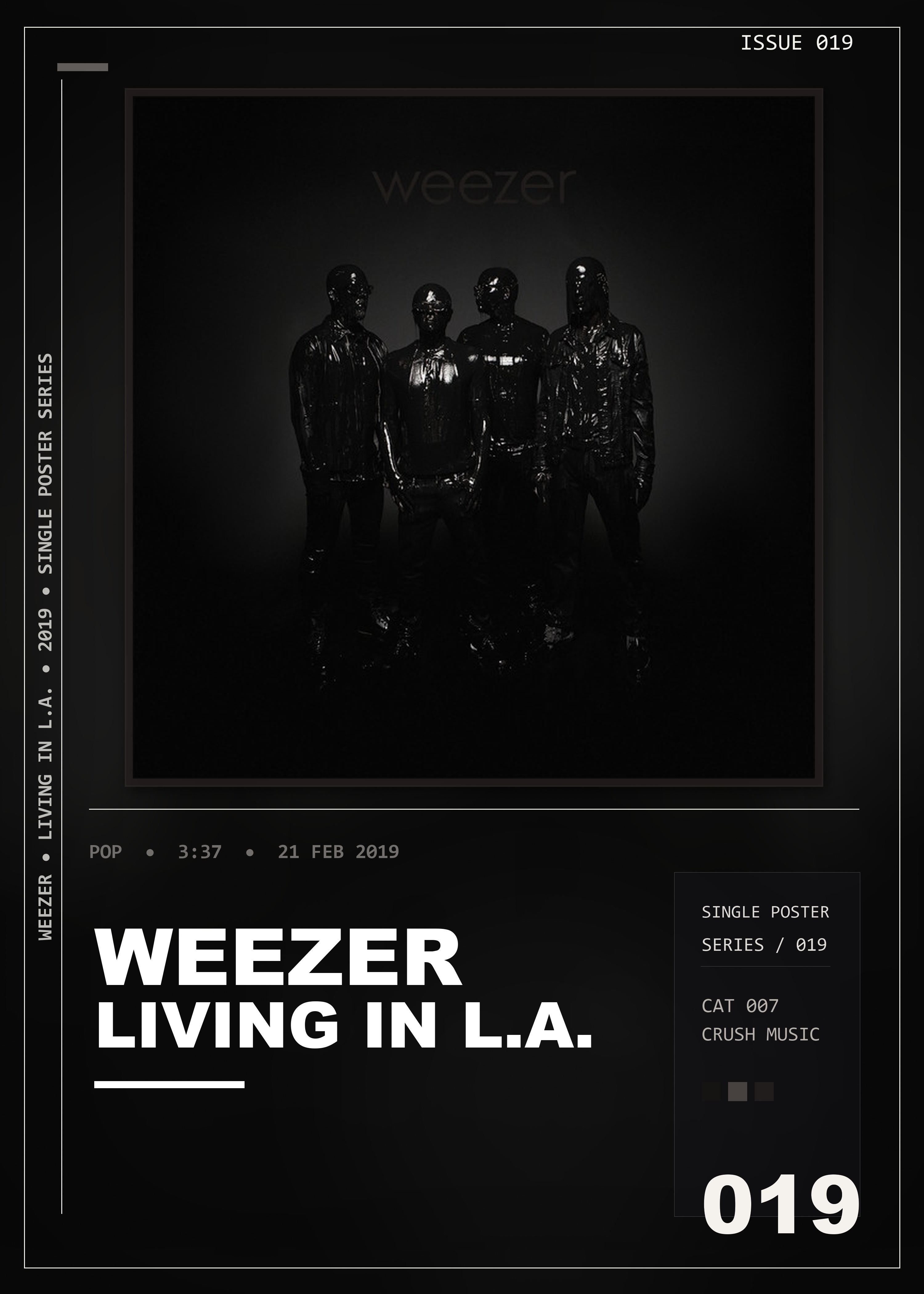 Music poster: Weezer - Living In LA