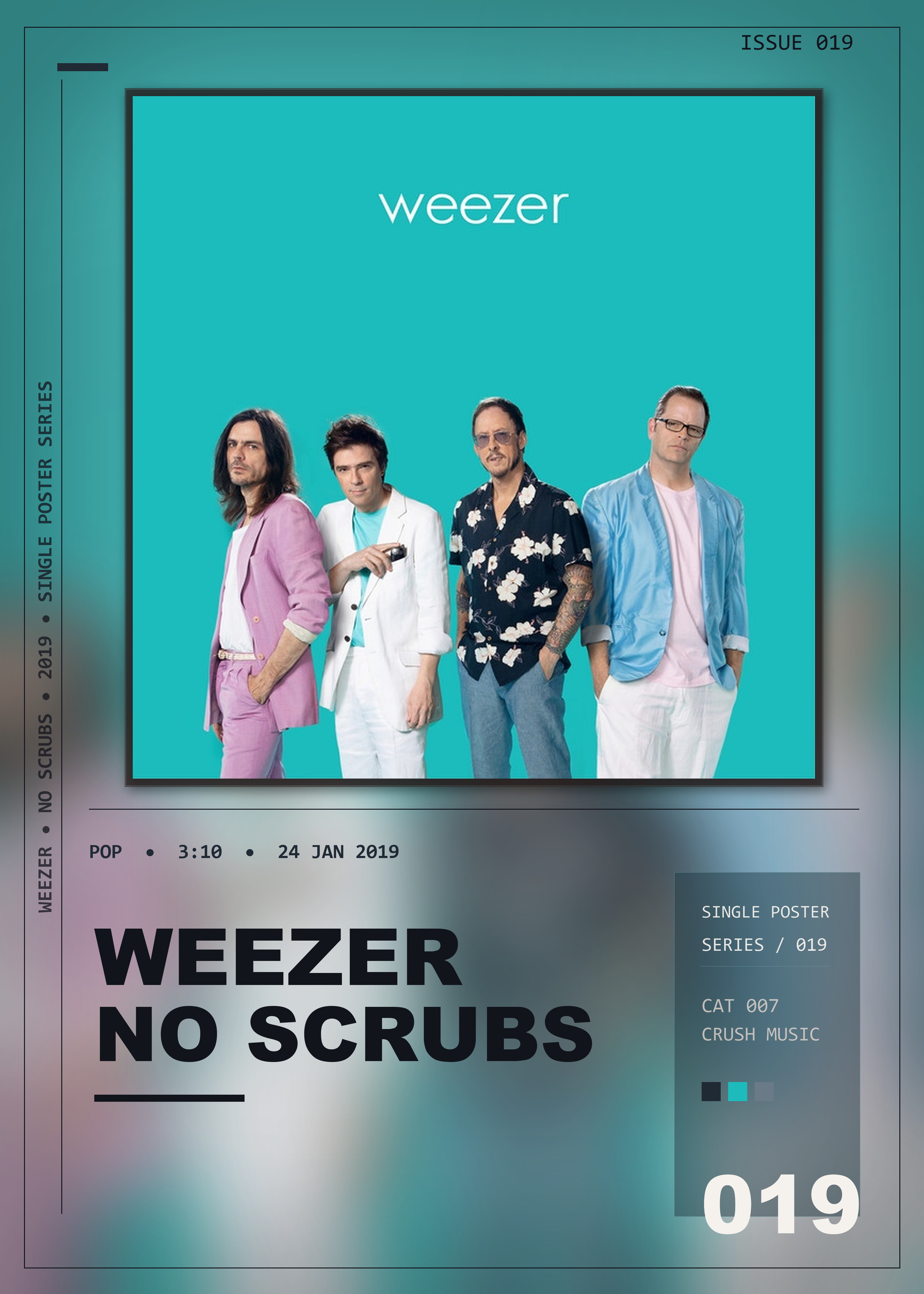 Music poster: Weezer - No Scrubs