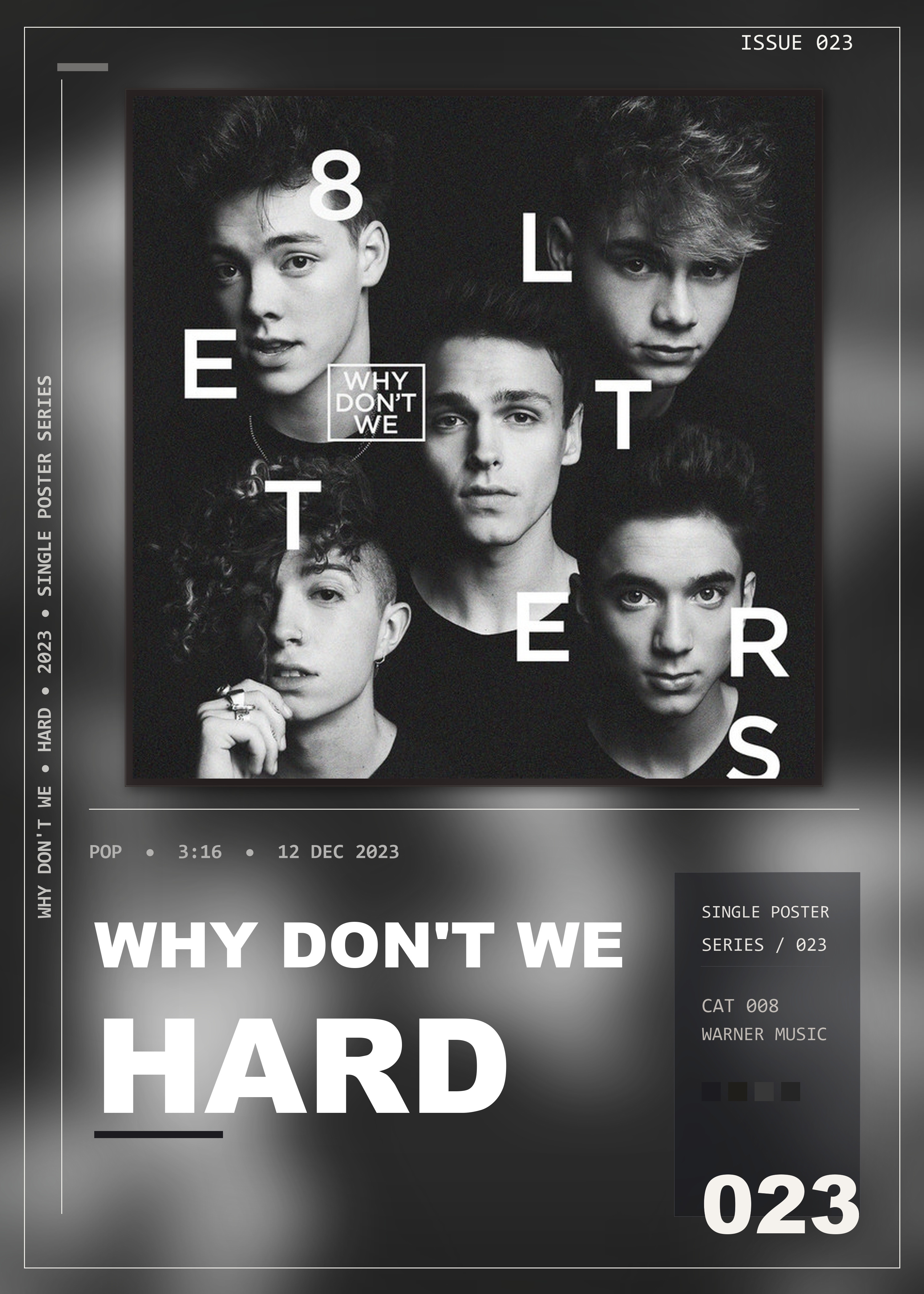 Music poster: Why Dont We - Hard
