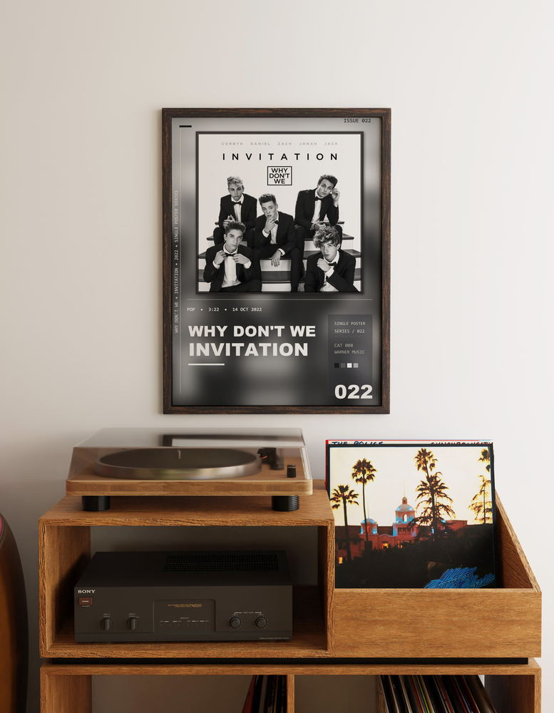Music poster: Why Dont We - Invitation