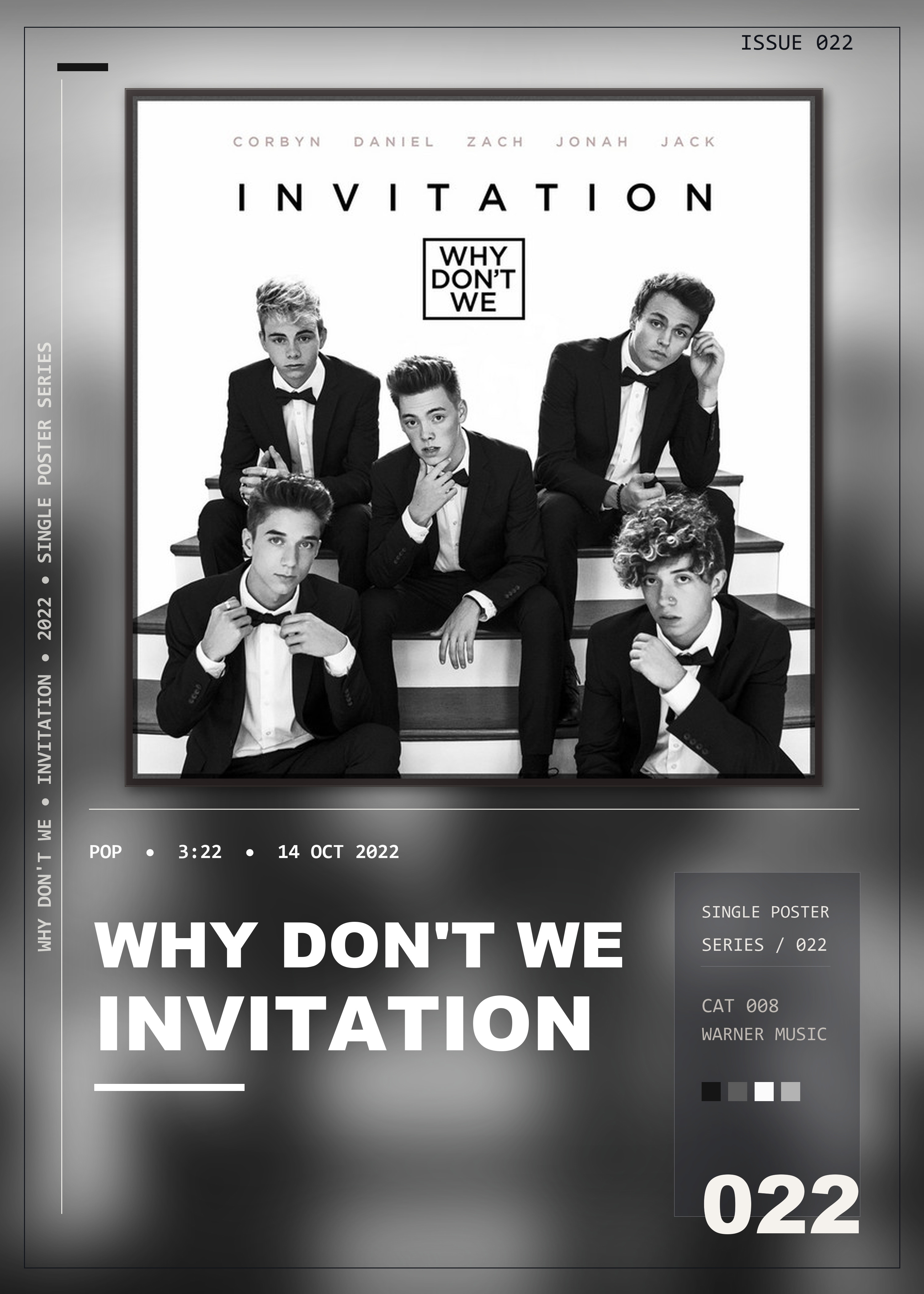 Music poster: Why Dont We - Invitation