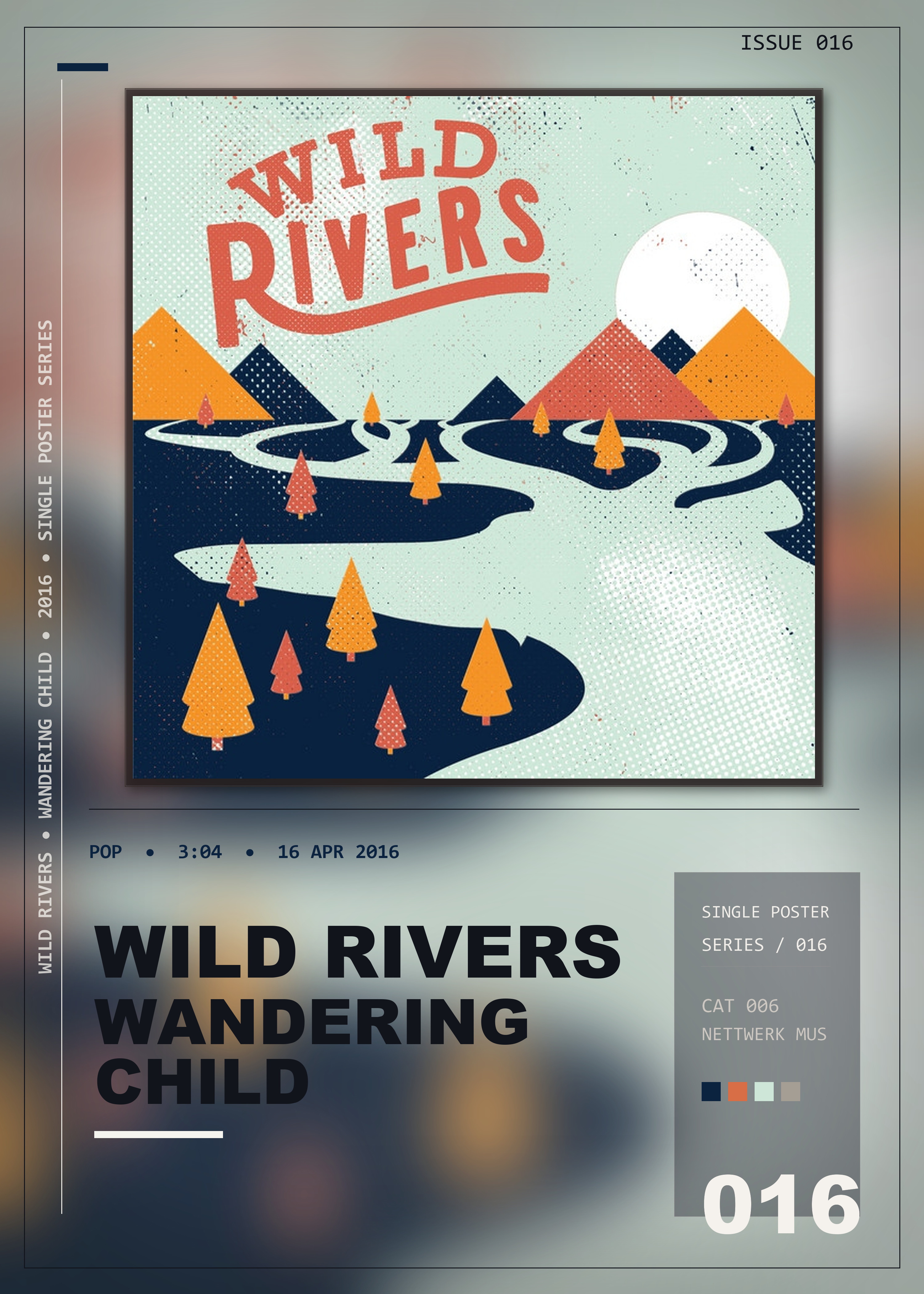 Music poster: Wild Rivers - Wandering Child