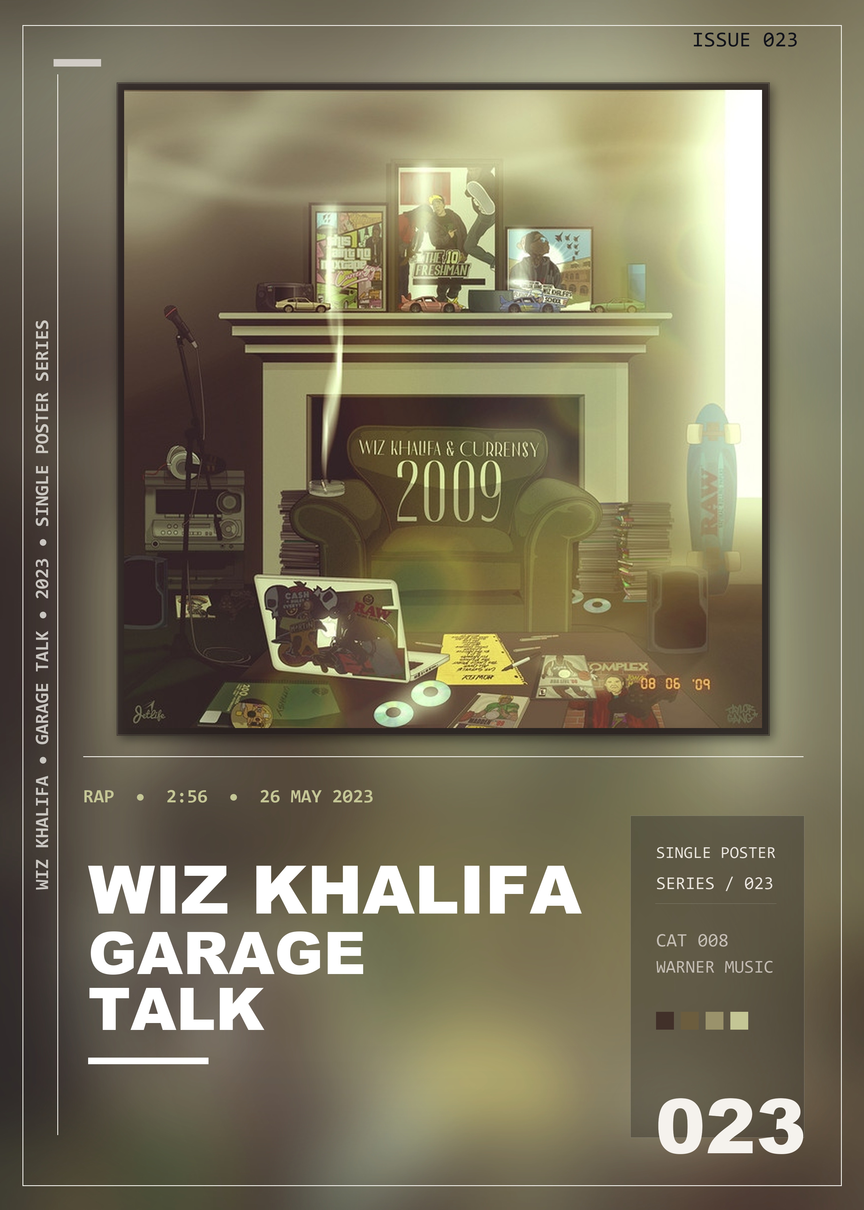 Music poster: Wiz Khalifa - Garage Talk