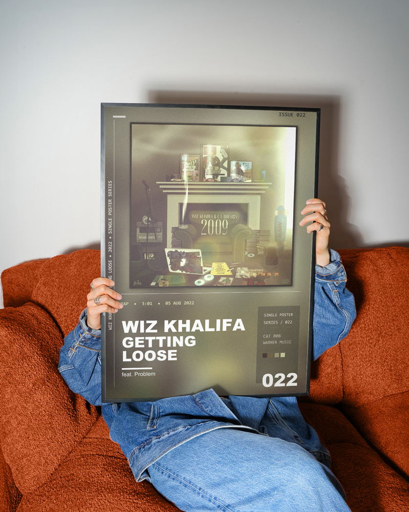 Music poster: Wiz Khalifa - Getting Loose feat Problem