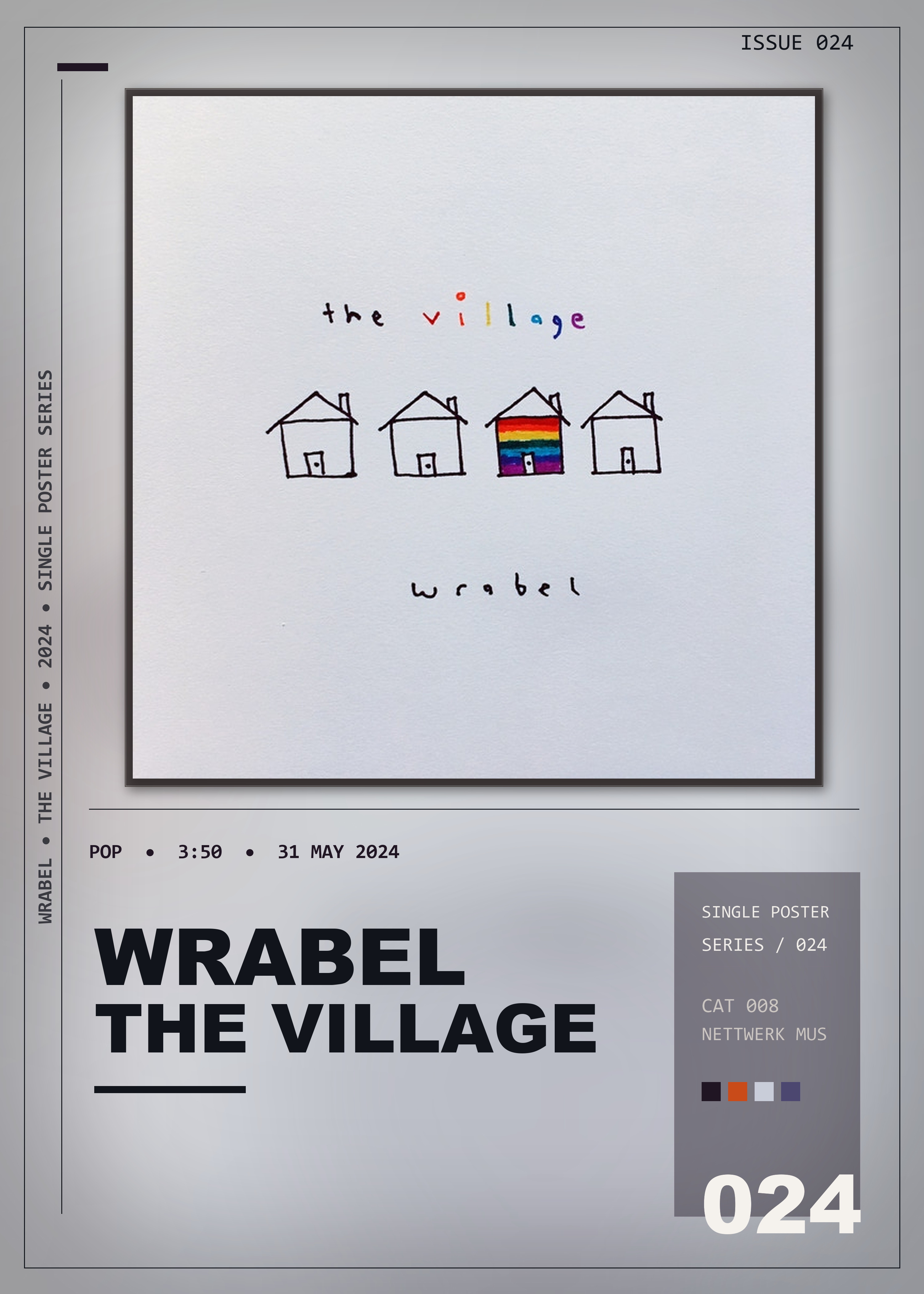 Music poster: Wrabel - The Village