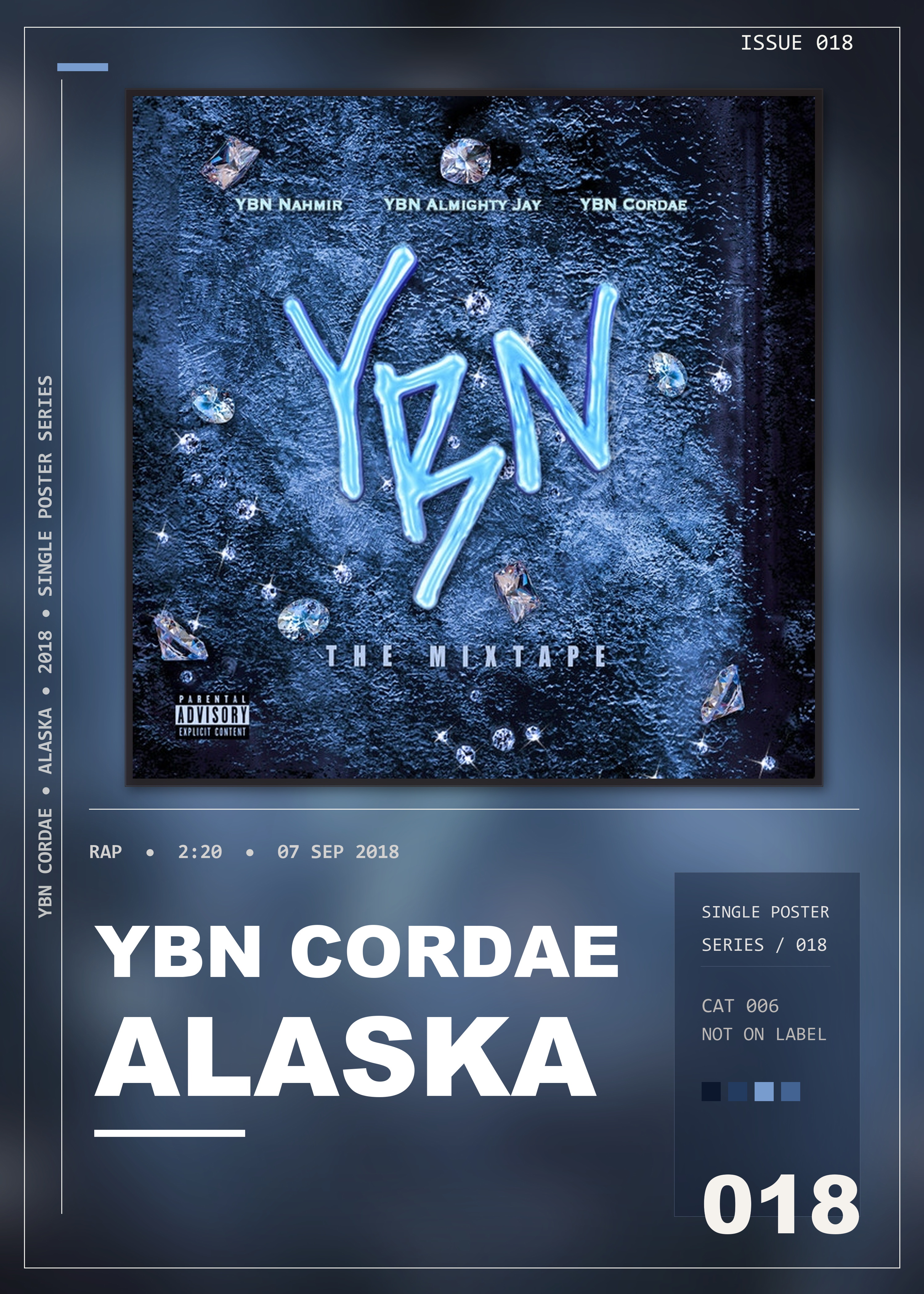 Music poster: YBN Cordae - Alaska