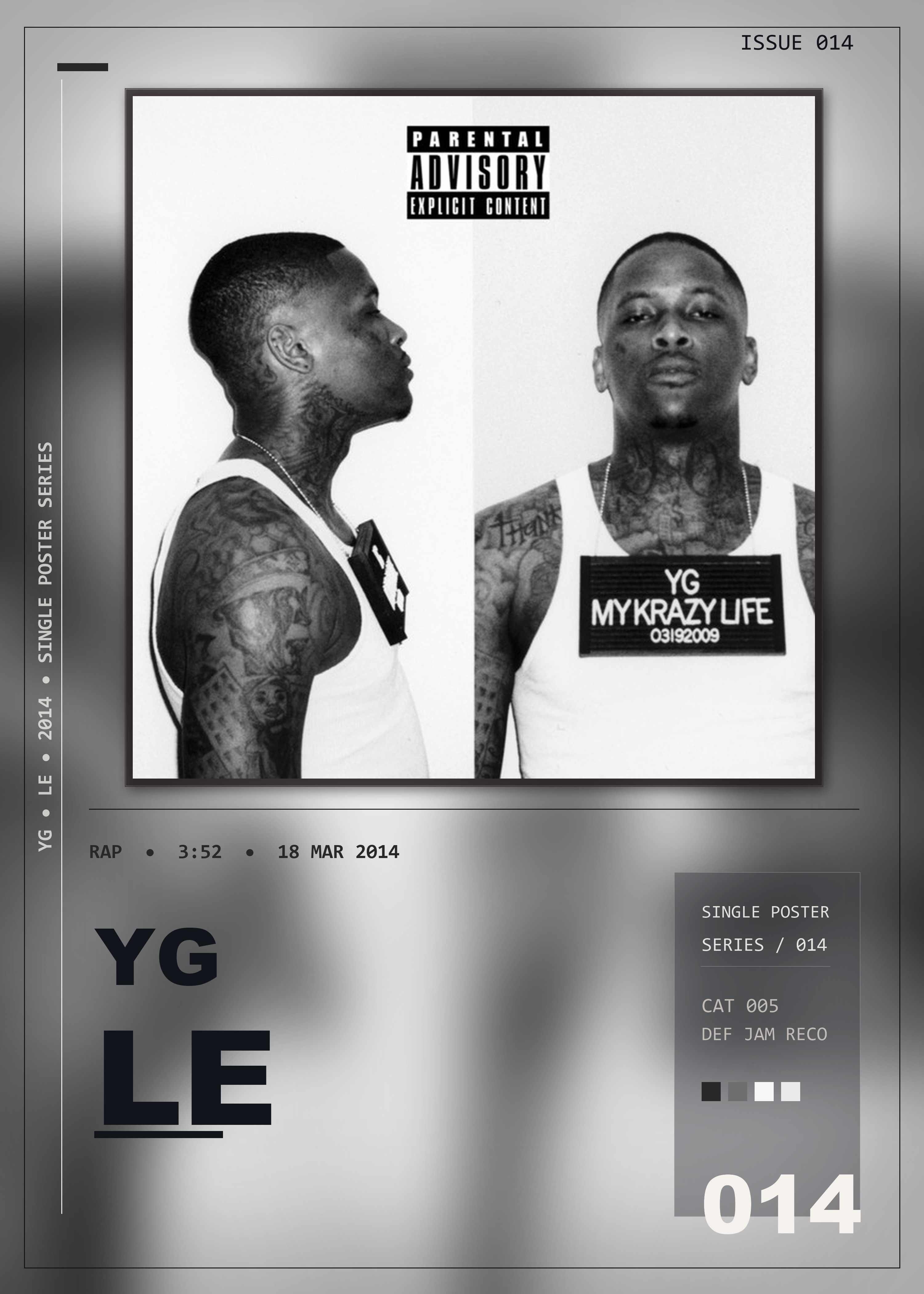 Music poster: YG - Left Right