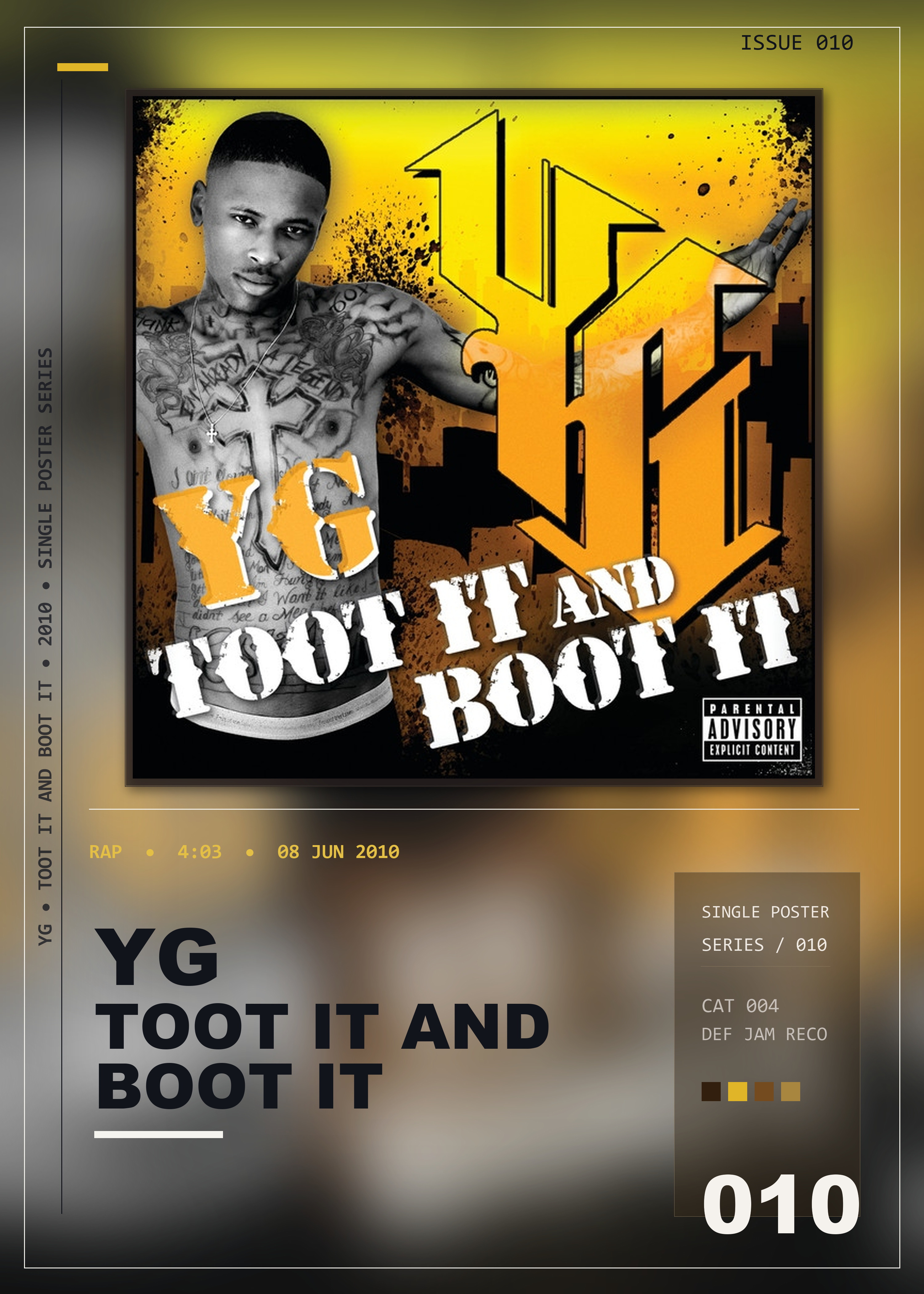 Music poster: YG - Toot It And Boot It