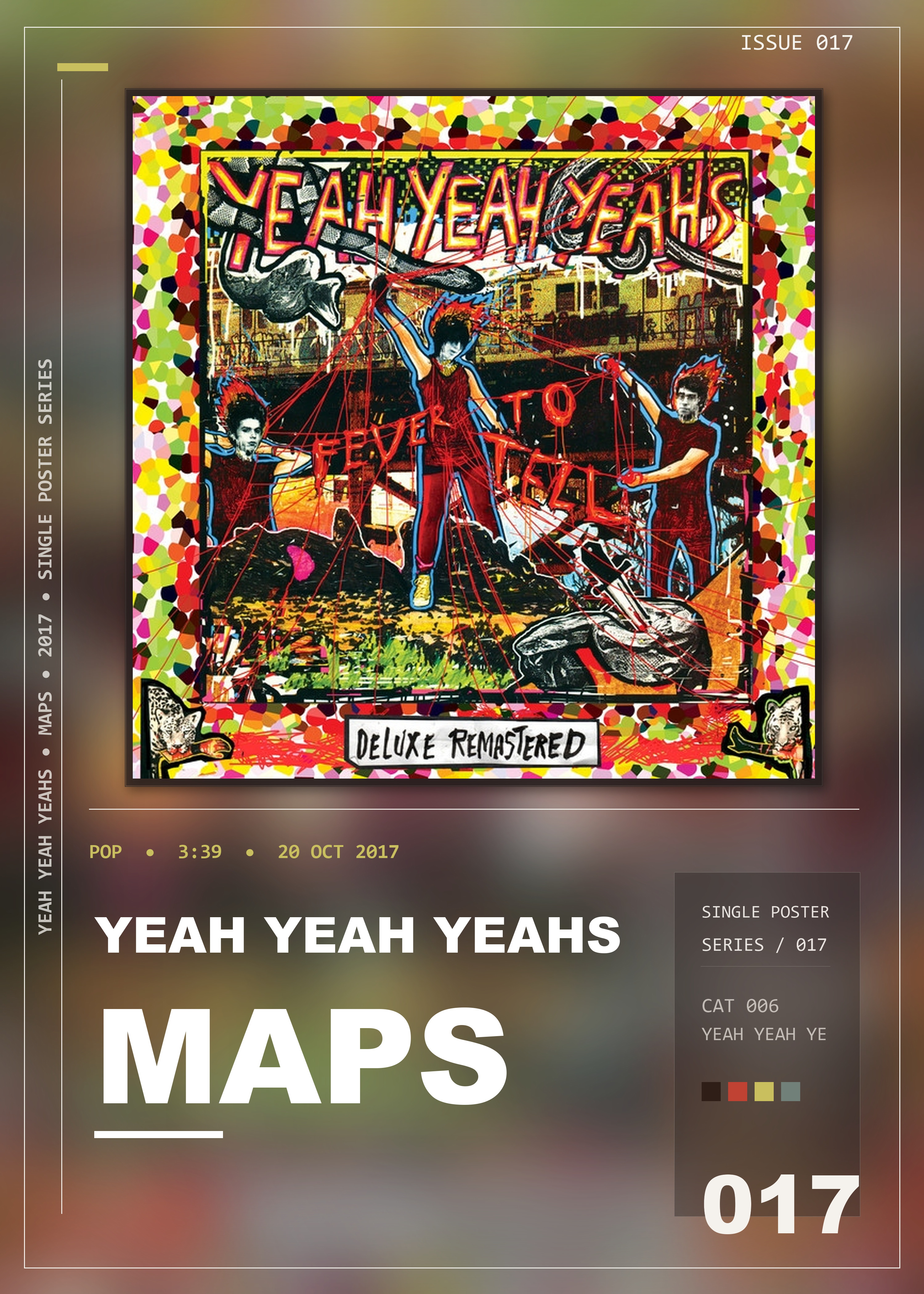 Music poster: Yeah Yeah Yeahs - Maps