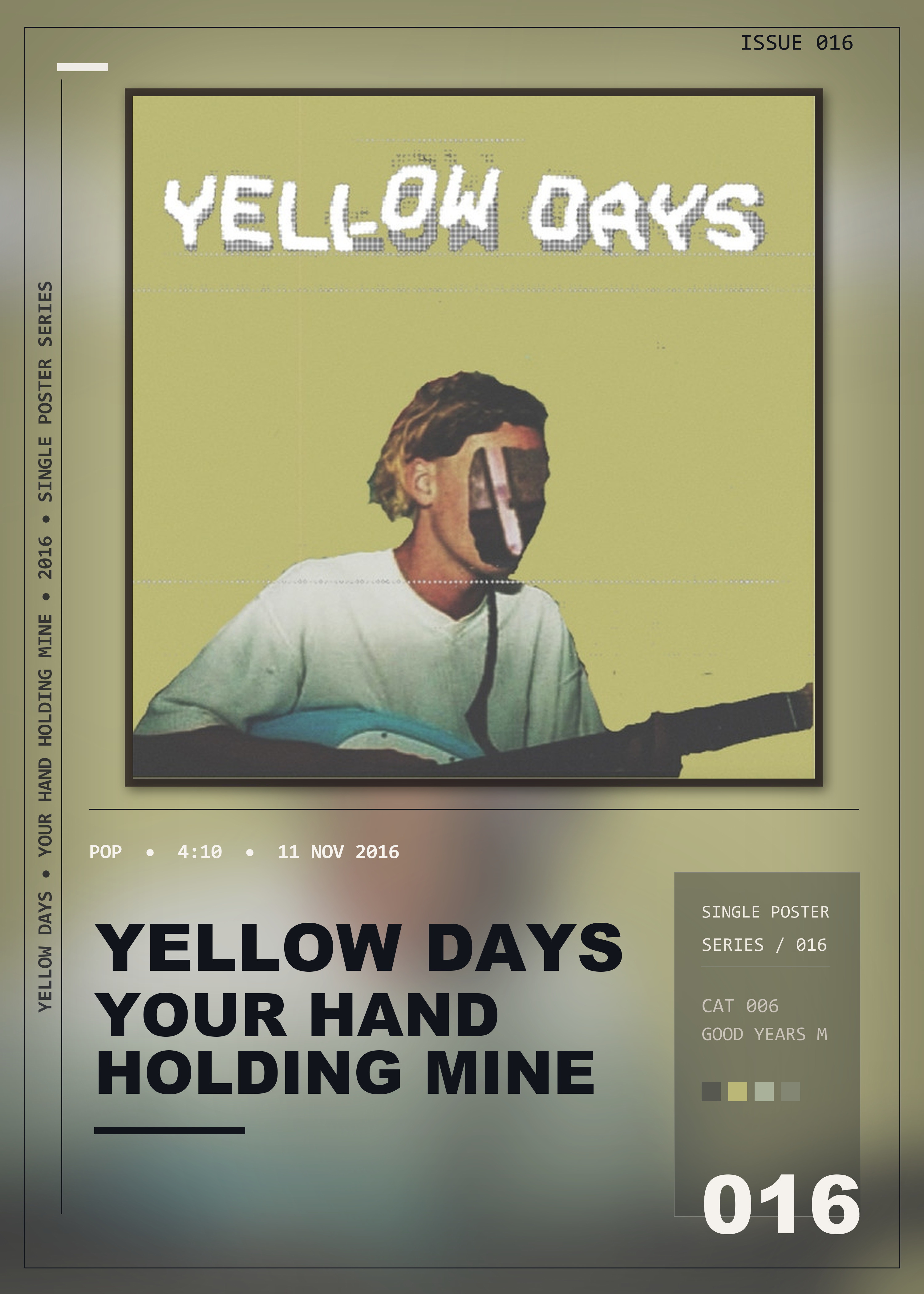 Music poster: Yellow Days - Your Hand Holding Mine