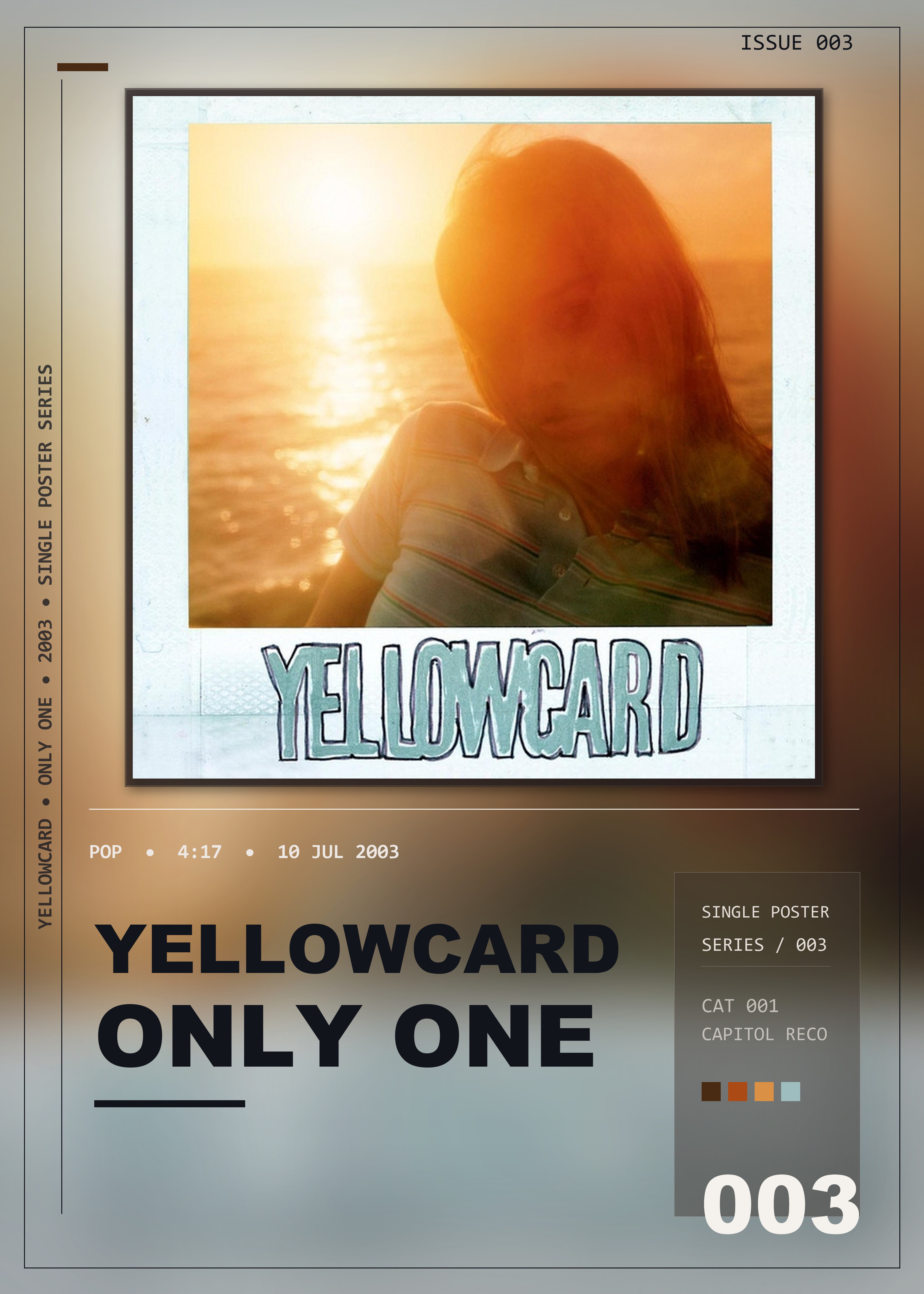 Music poster: Yellowcard - Only One